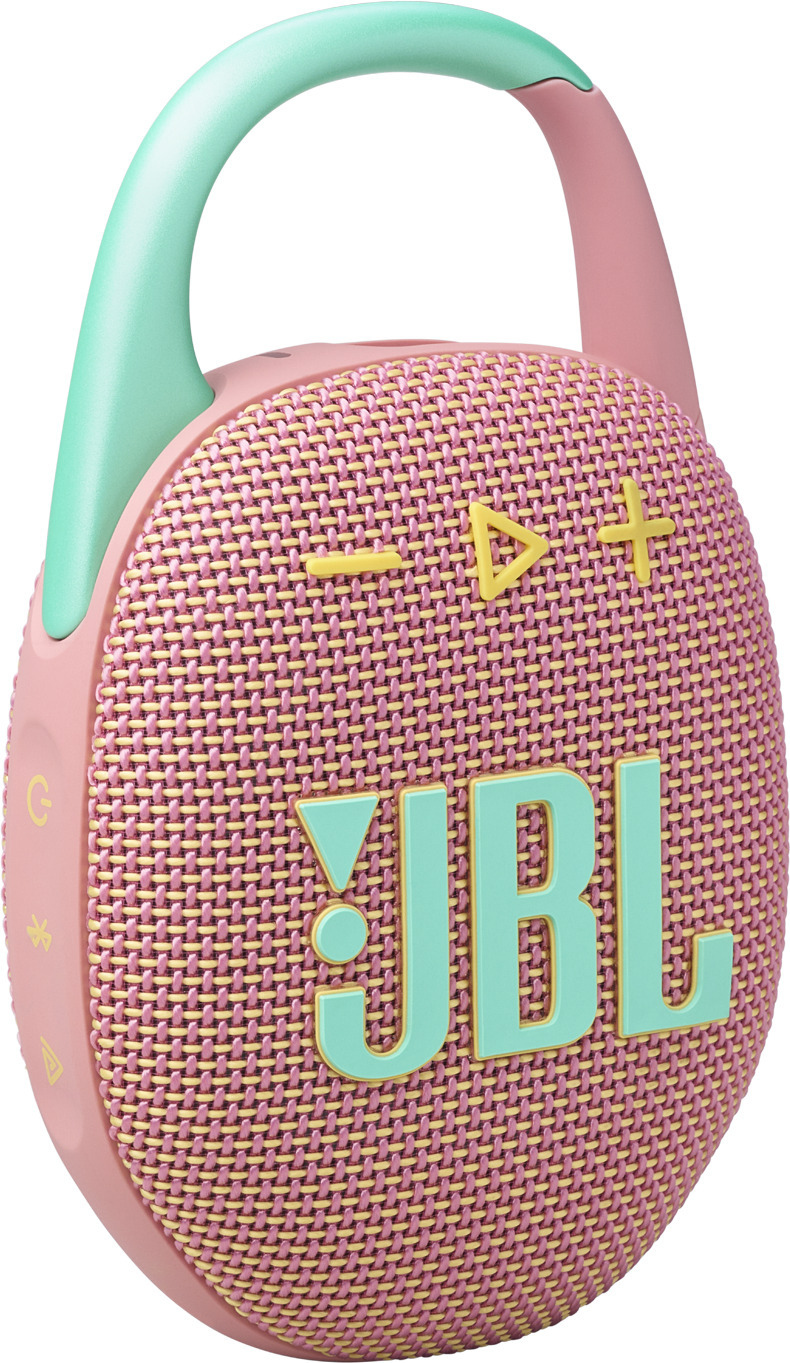 JBL Clip 5 Bluetooth-kaiutin, vaaleanpunainen