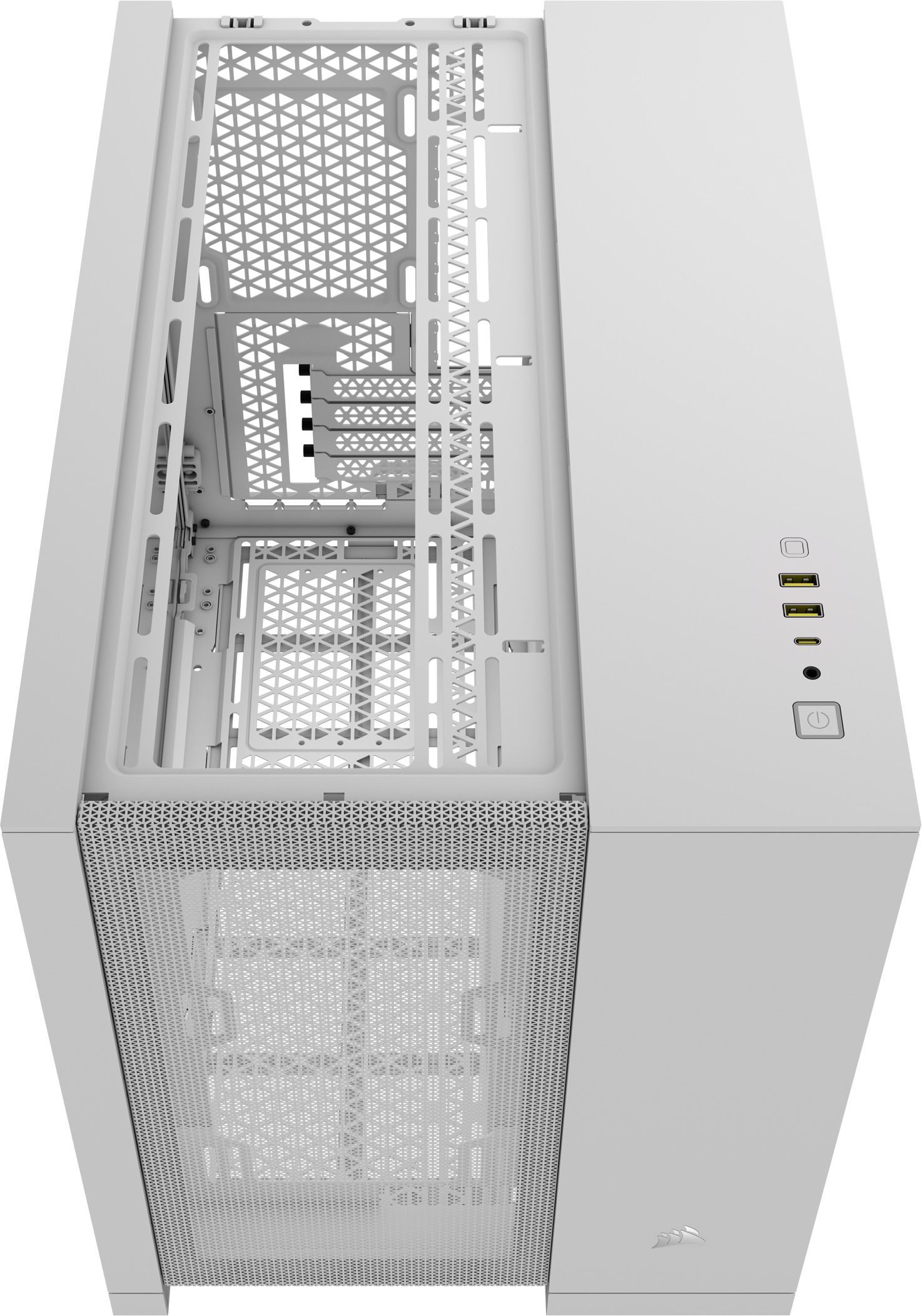 Corsair 2500D Airflow Micro-ATX-kotelo ikkunalla, valkoinen