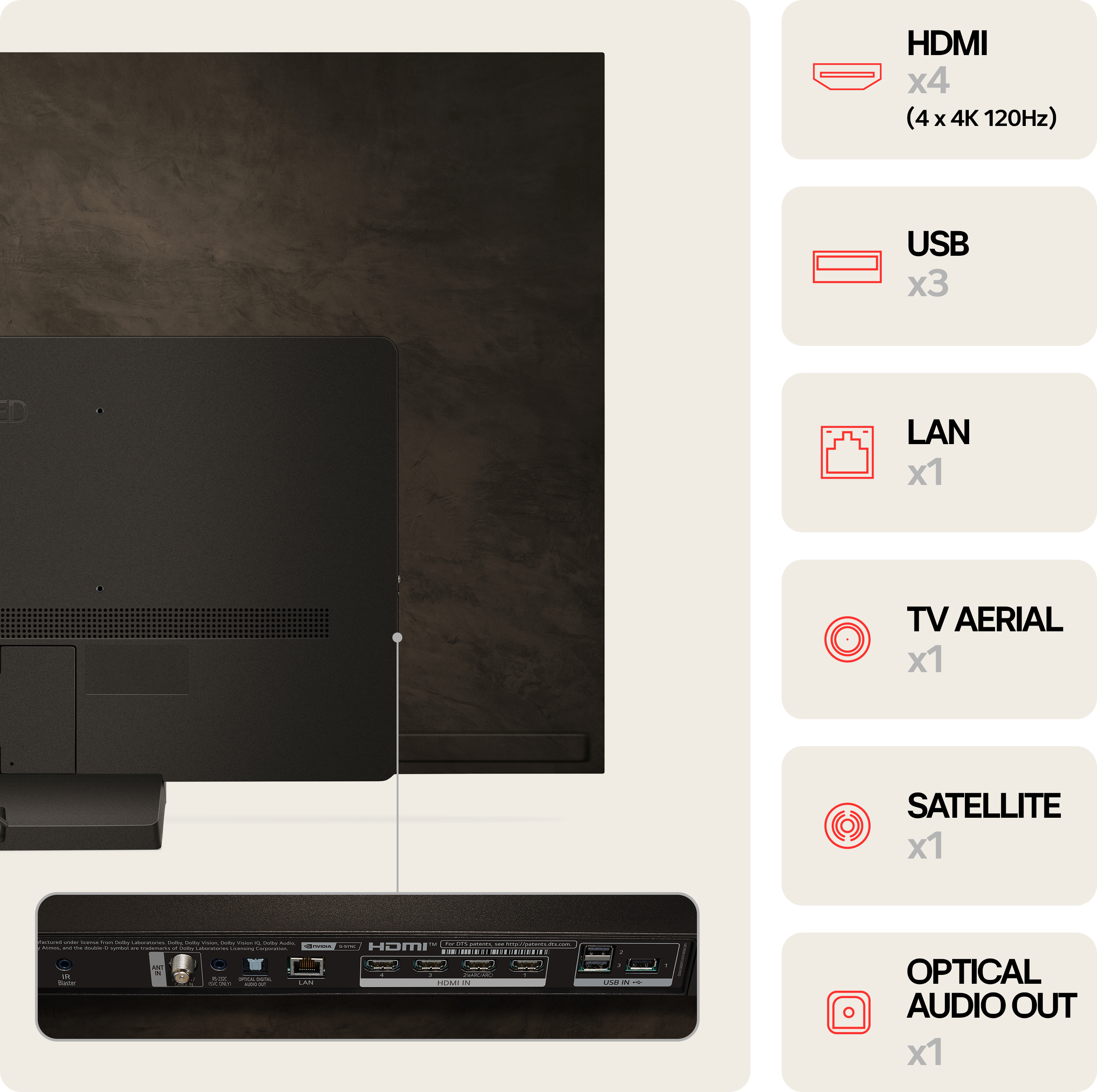 LG 65'' OLED evo C4 – 4K TV