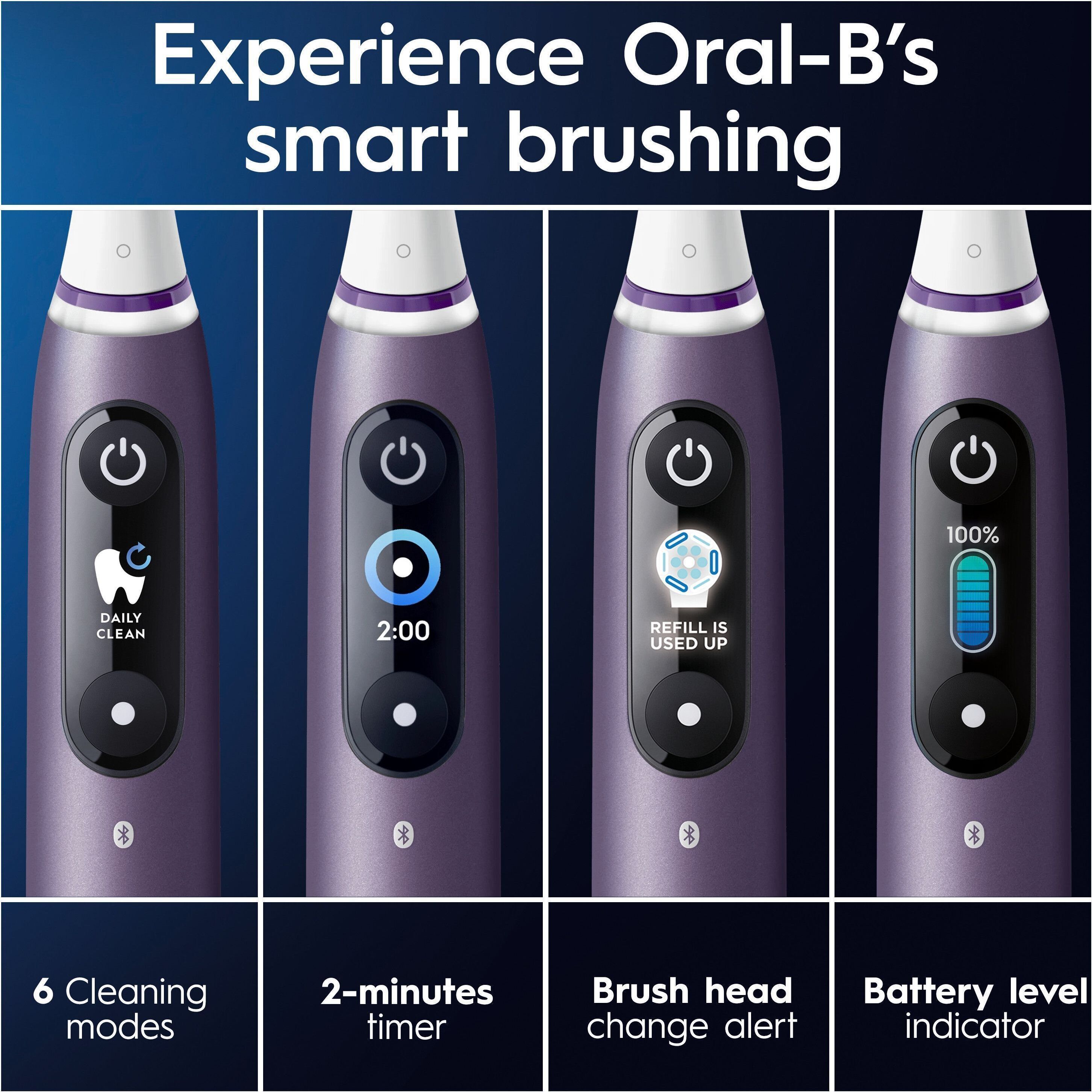Oral-B iO Series 8s sähköhammasharja, violetti