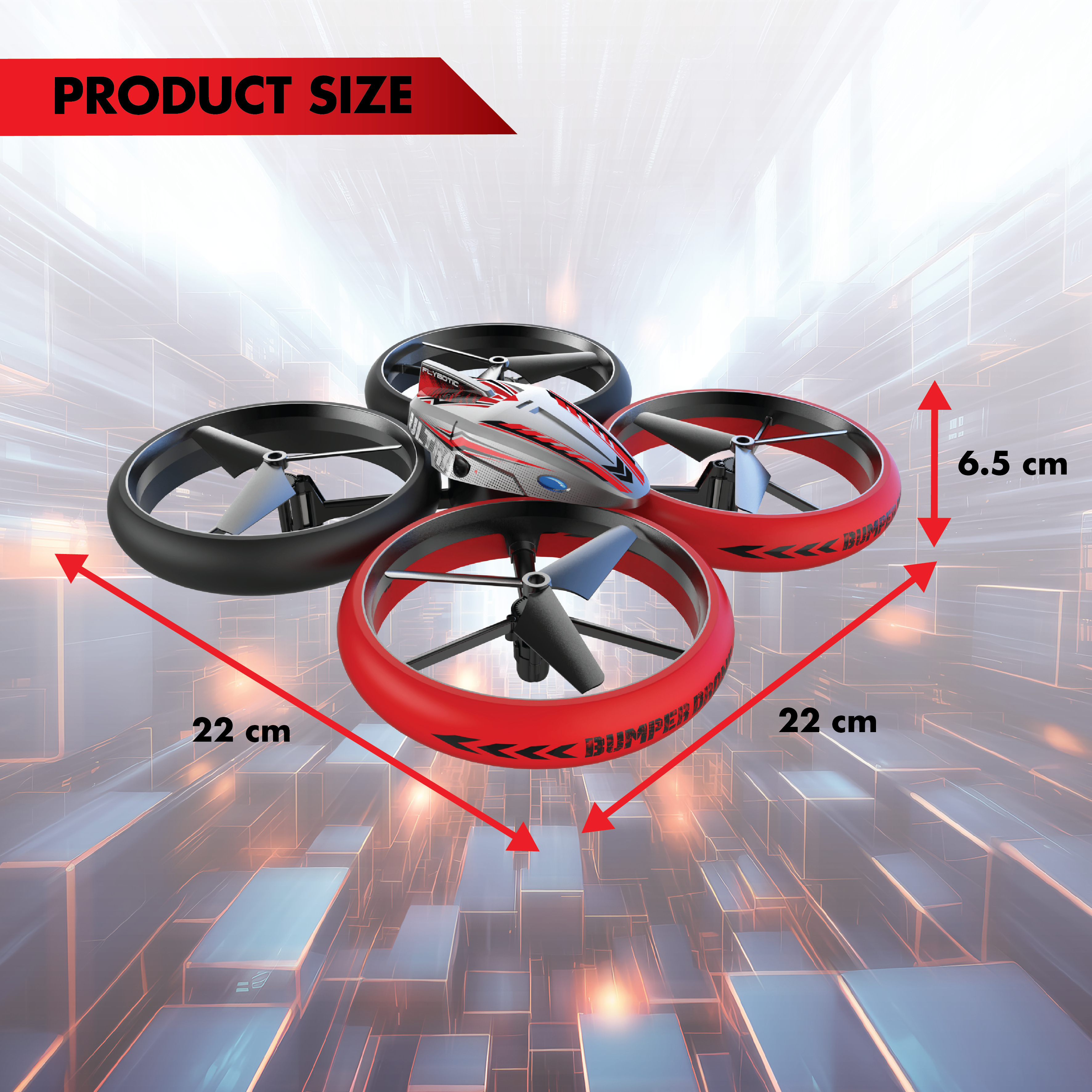 Flybotic Bumper Drone Lite - kauko-ohjattava drone