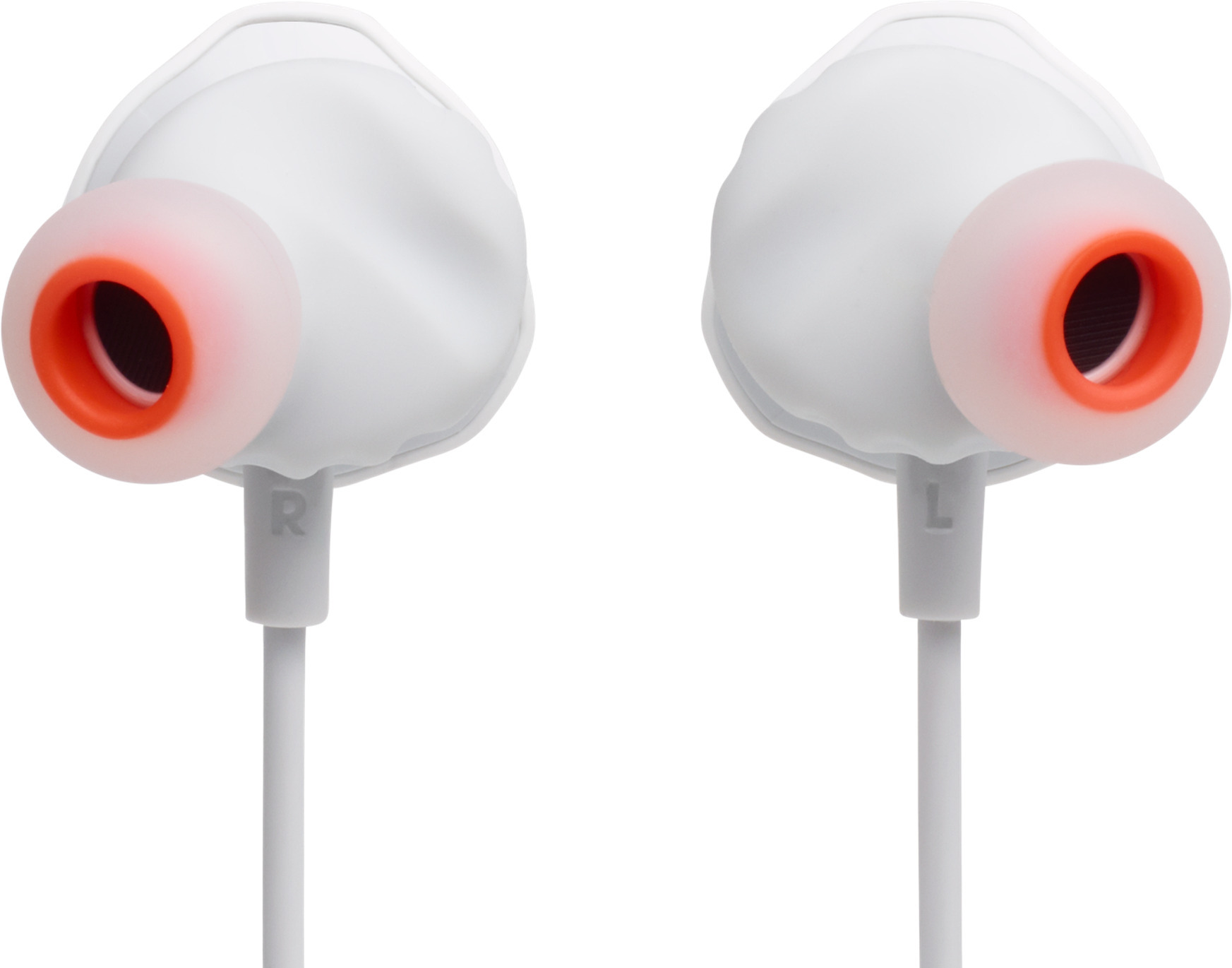 JBL Quantum 50C langallinen pelikuulokemikrofoni, in-ear, valkoinen