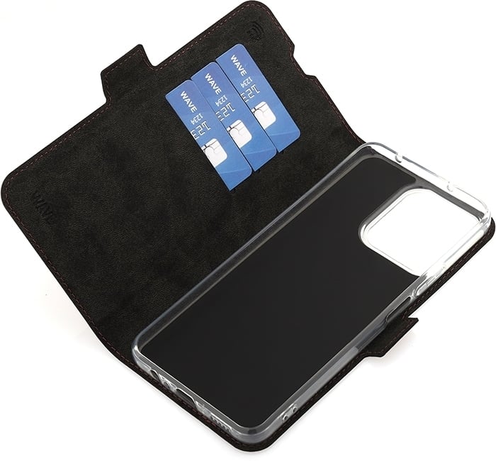 Wave BookCase -suojakotelo, Honor 200 Smart, musta