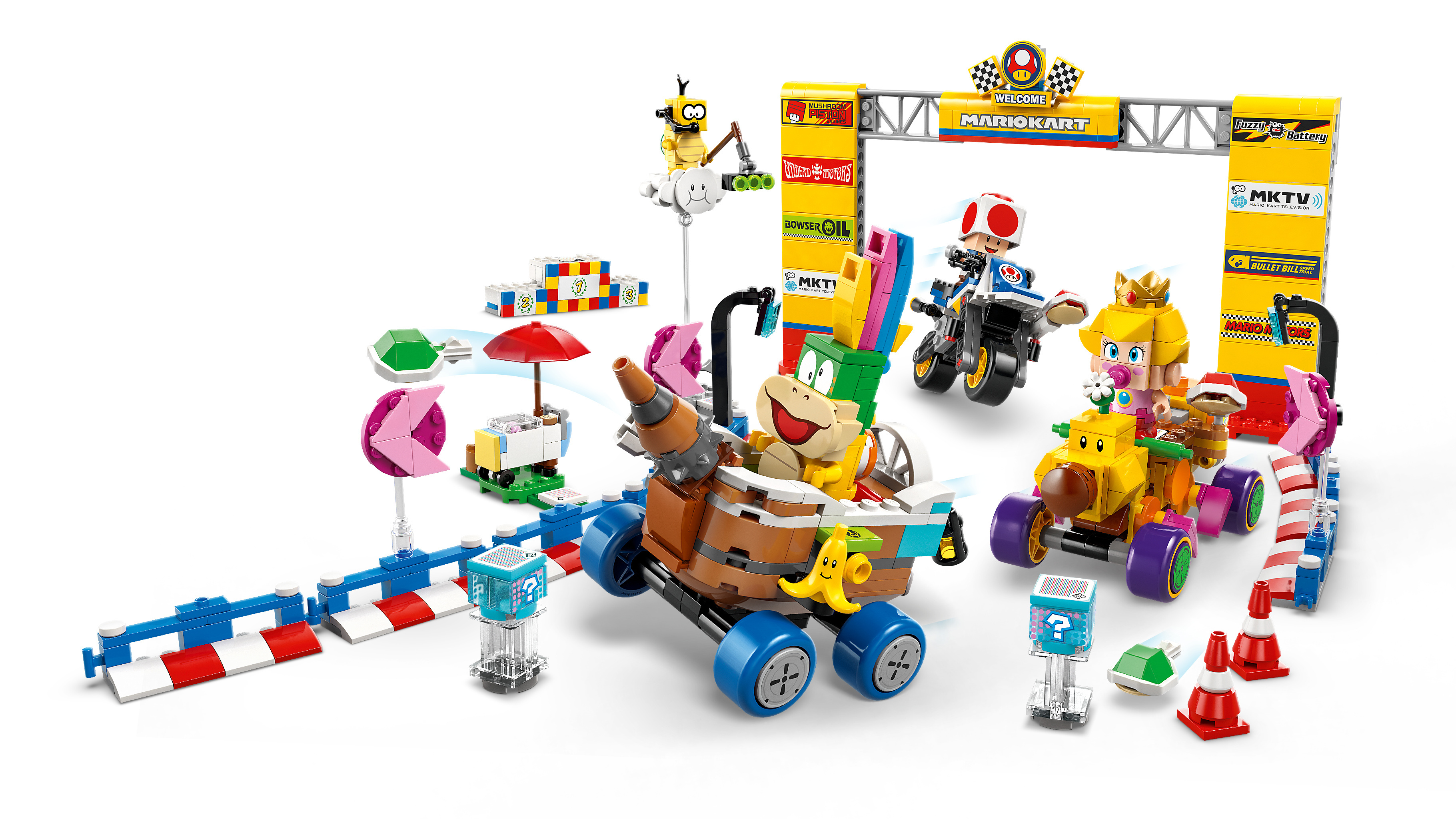 LEGO Super Mario 72036 – Mario Kart – Baby Peach ja Grand Prix ‑setti
