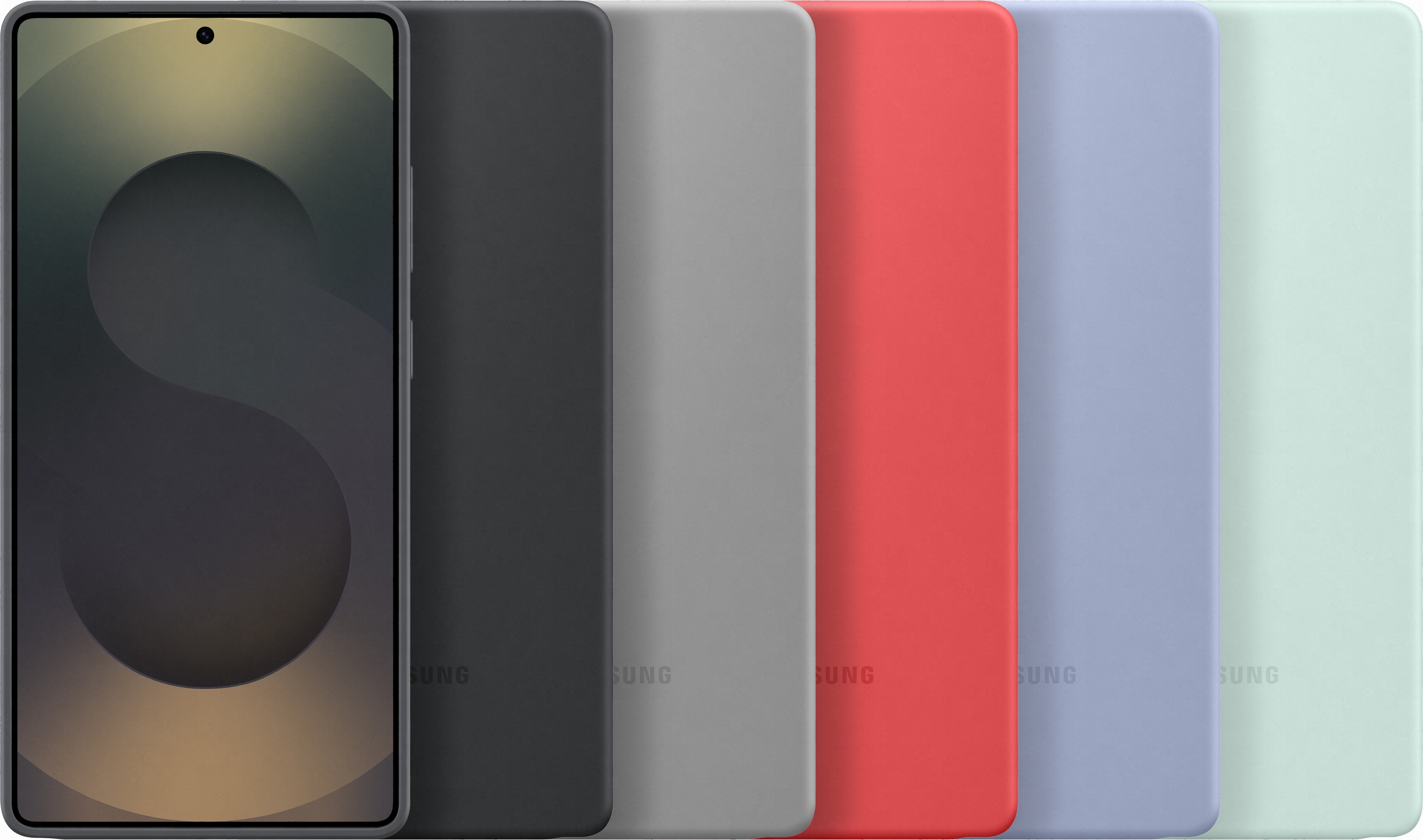 Samsung Galaxy S25 Ultra Silicone suojakuori, punainen