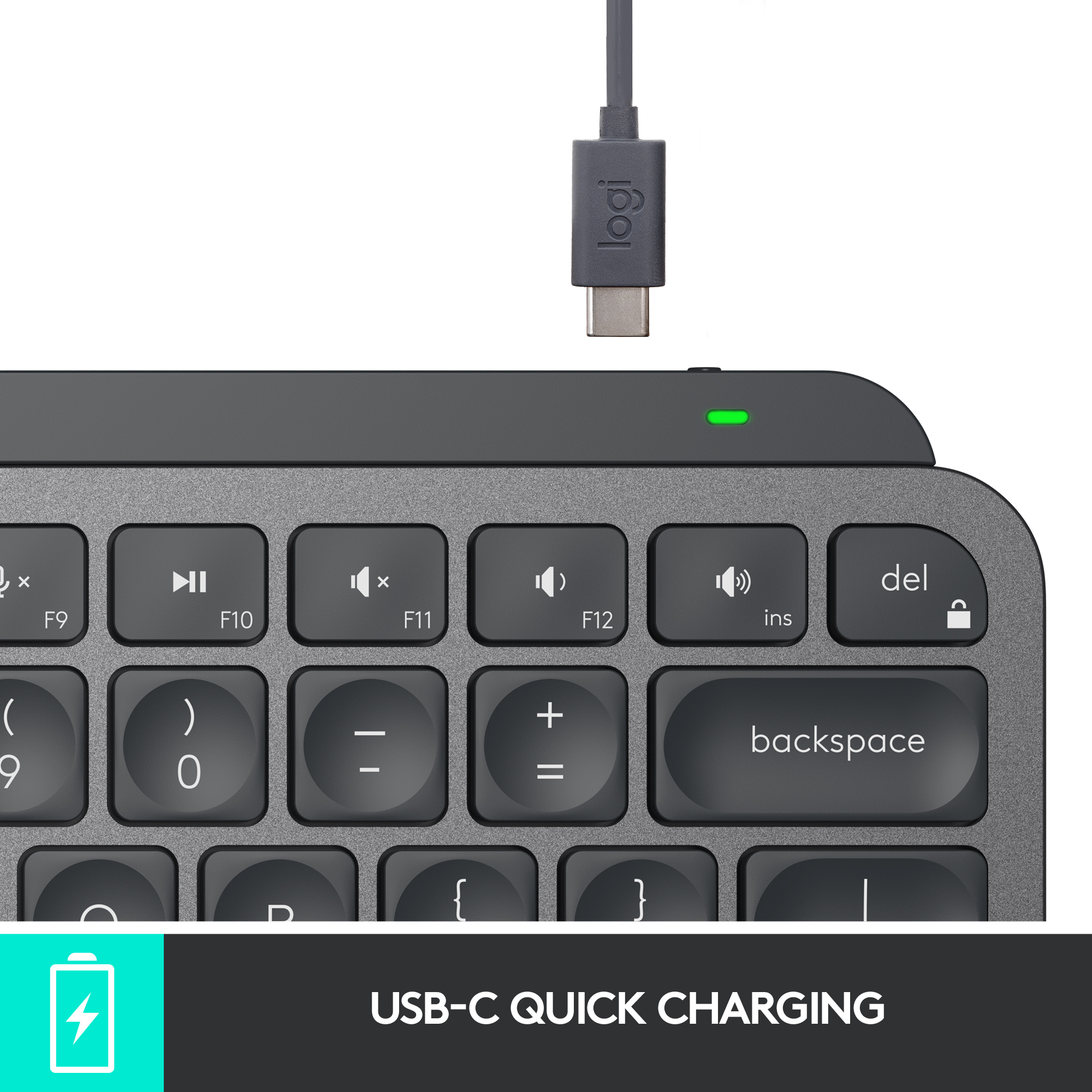 Logitech MX Keys Mini -näppäimistö, musta