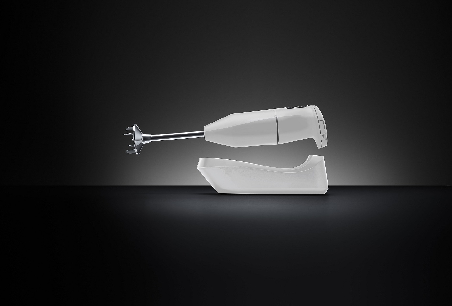 Bamix Cordless -johdoton sauvasekoitin, valkoinen