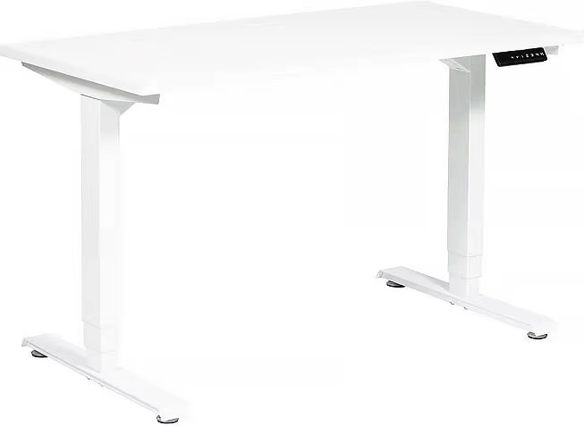 Elfen Ergodesk Pro -sähköpöytä, 180 x 80 cm, valkoinen