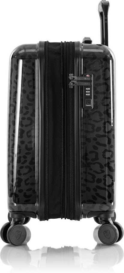 Heys Black Leopard Fashion Spinner 53 cm -matkalaukku