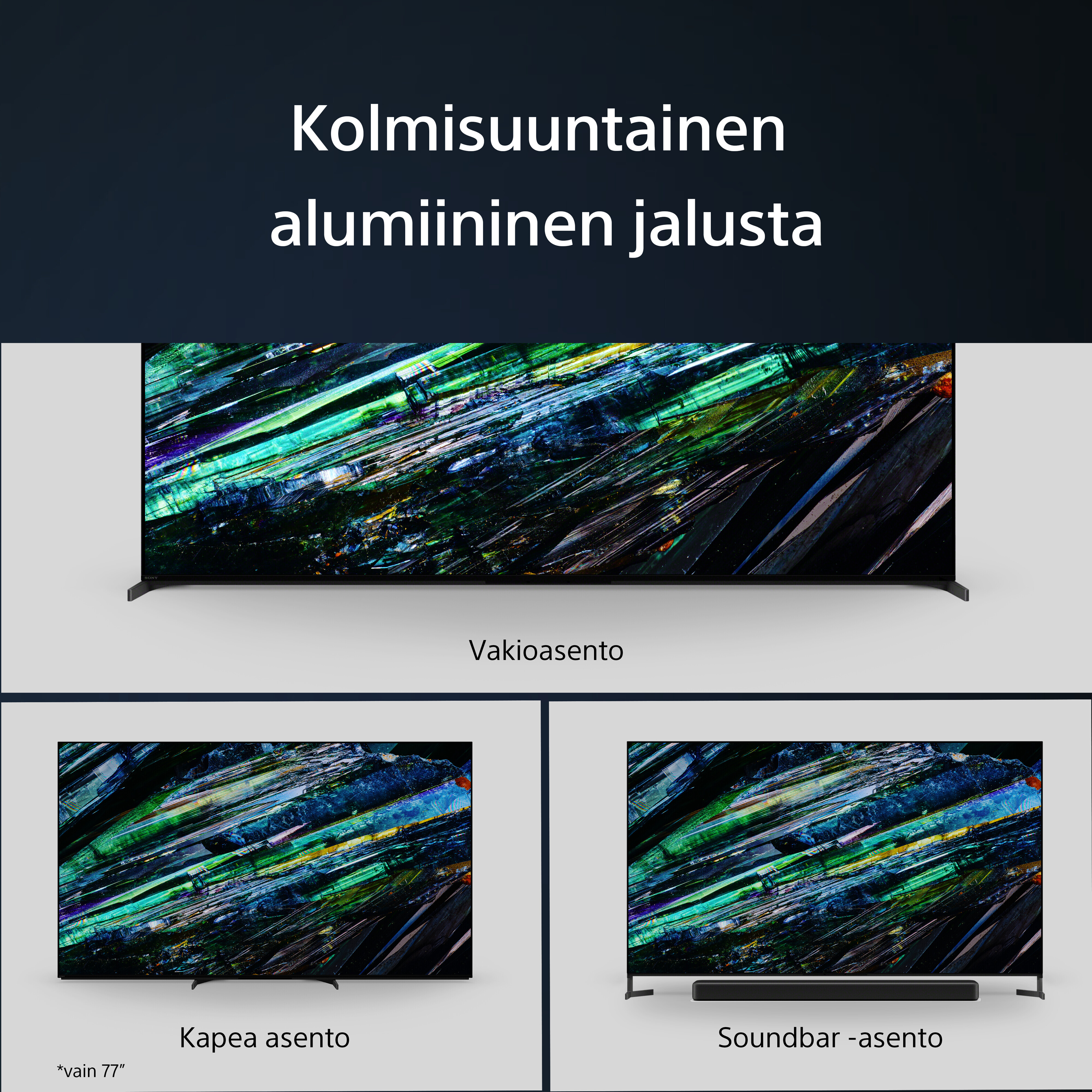 Sony A95L 77" 4K QD-OLED Google TV