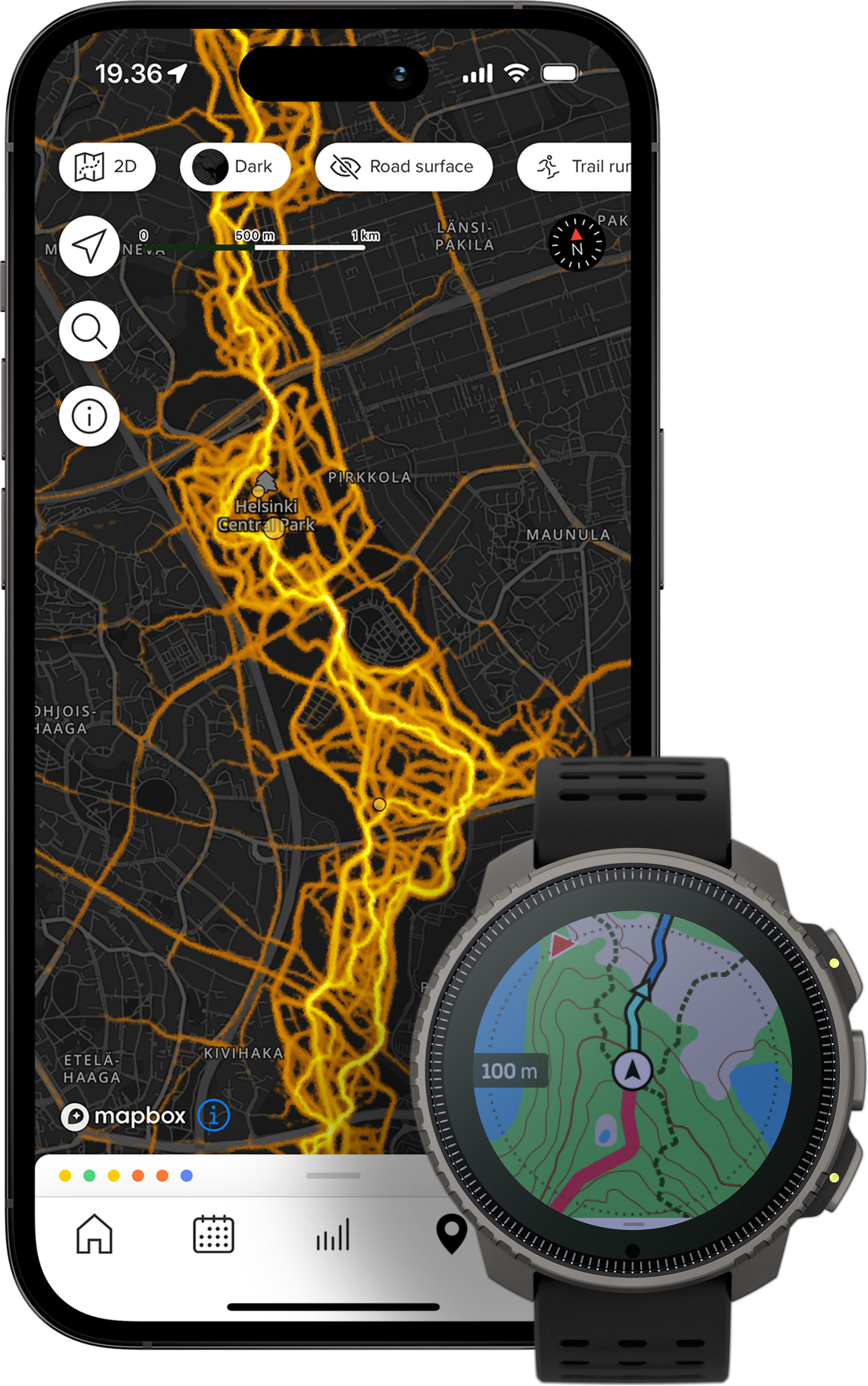 Suunto Vertical Titanium Solar -urheilukello, Black