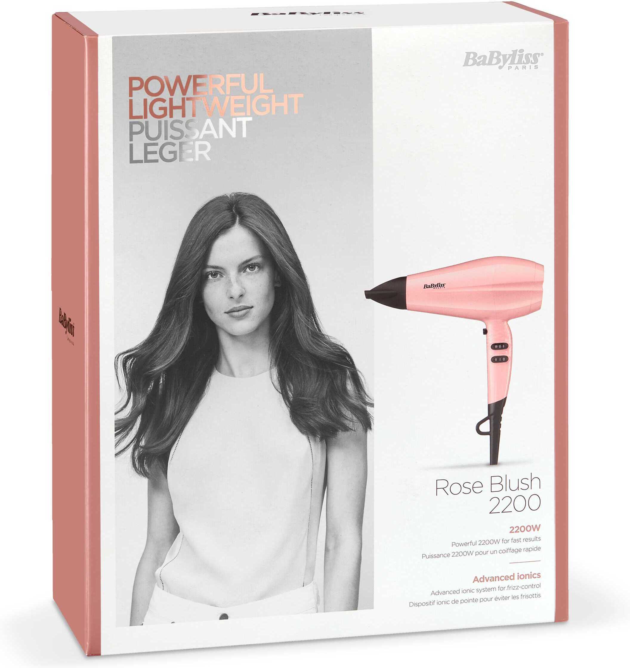 Babyliss 5337PRE Rose Blush 2200 hiustenkuivaaja