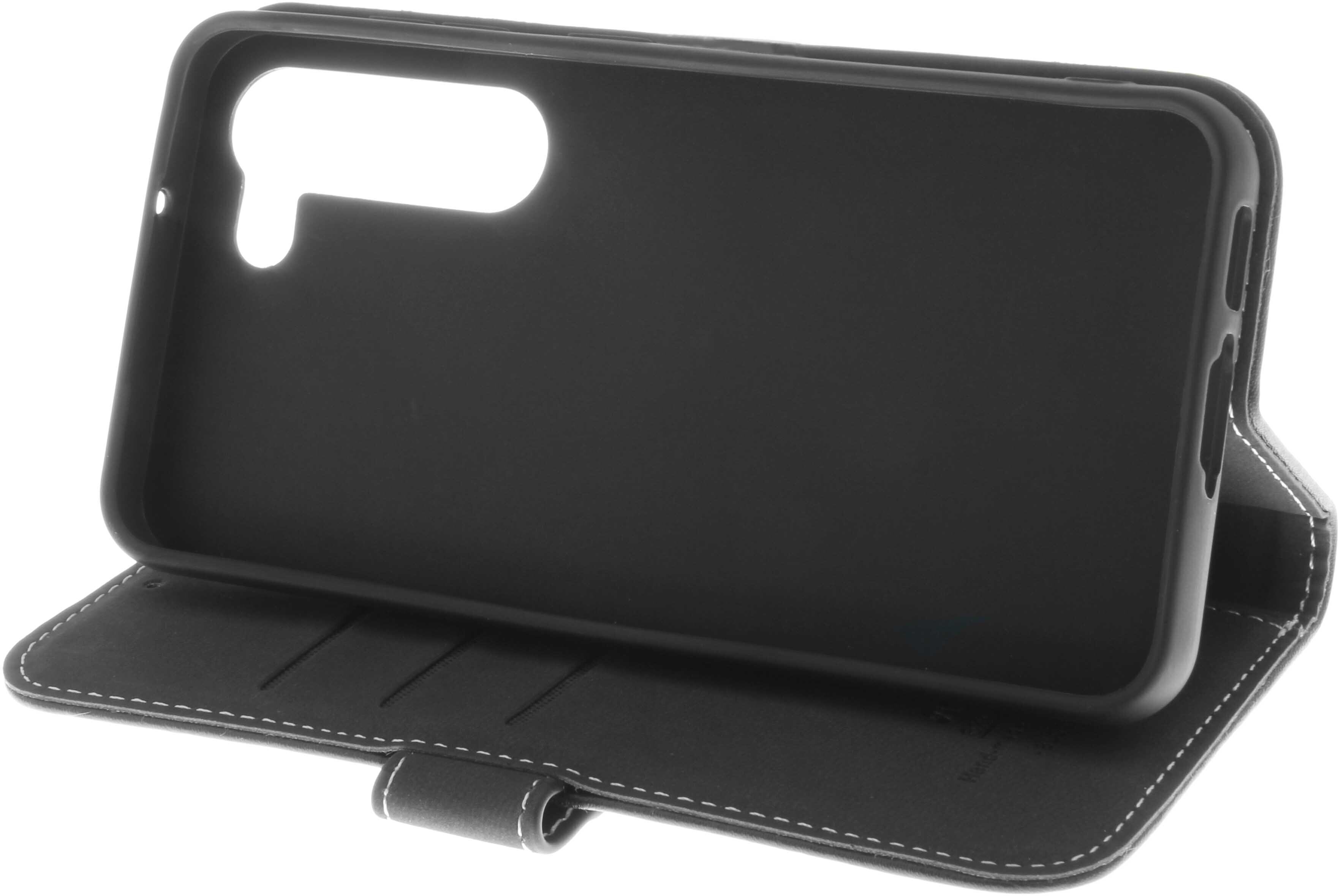Insmat Flip Case -lompakkokotelo, Samsung Galaxy S23, musta