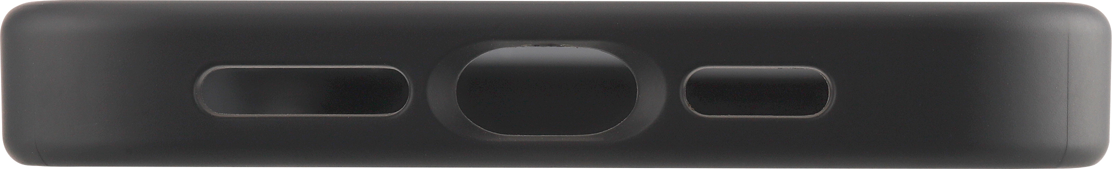 FoneKit MagSafe-yhteensopiva Soft Touch -suojakuori, iPhone 15, musta/harmaa