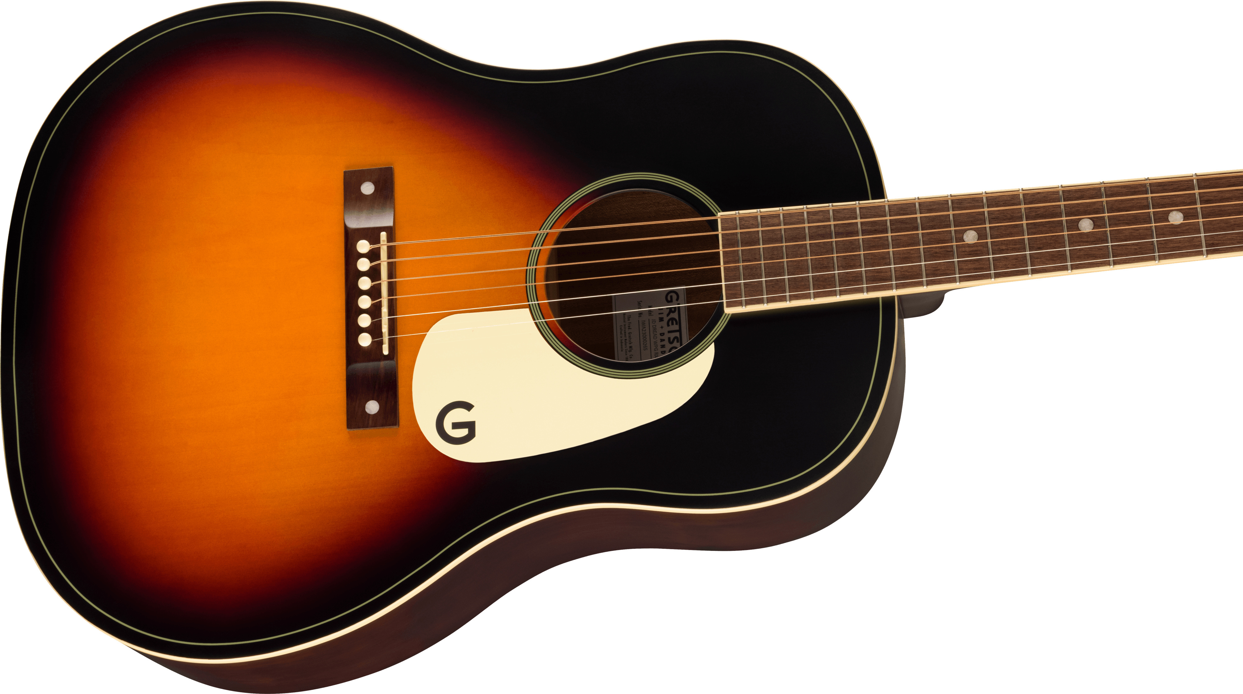 Gretsch Jim Dandy Dreadnought -akustinen kitara, Rex Burst