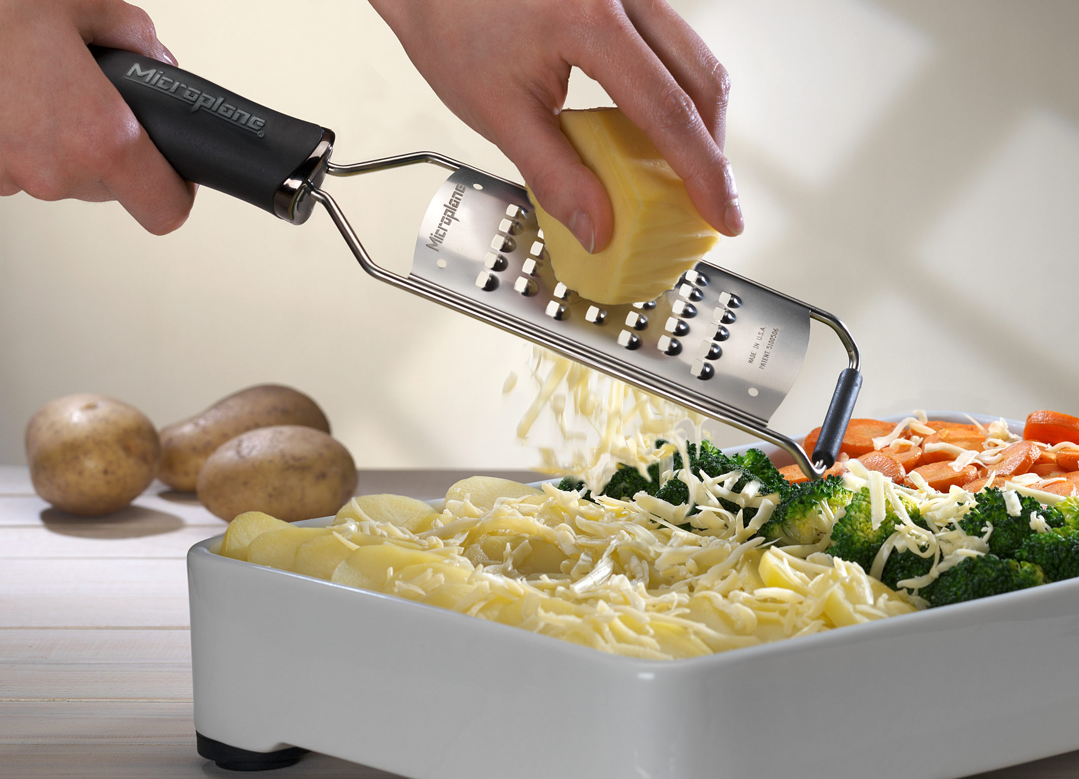 Microplane Gourmet -erikoiskarkea raastin