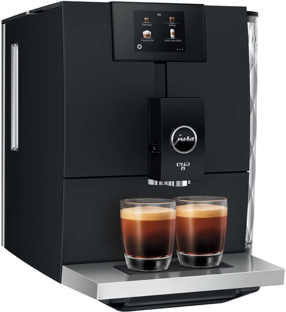 Jura ENA 8 Metropolitan Black -kahviautomaatti, musta