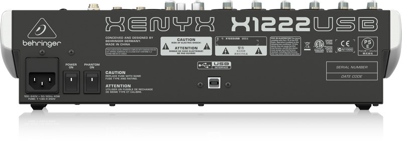Behringer Xenyx X1222USB -kompaktimikseri