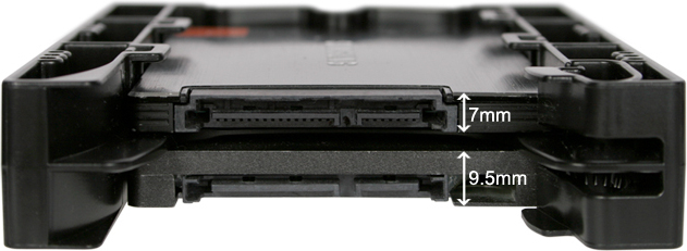 IcyDock MB290SP-B 2 x 2.5" - 3,5" -adapteri