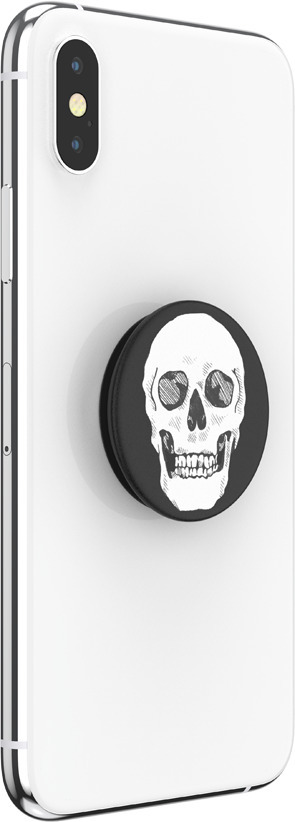 PopSockets PopGrip -puhelinpidike, Shaky Bones White
