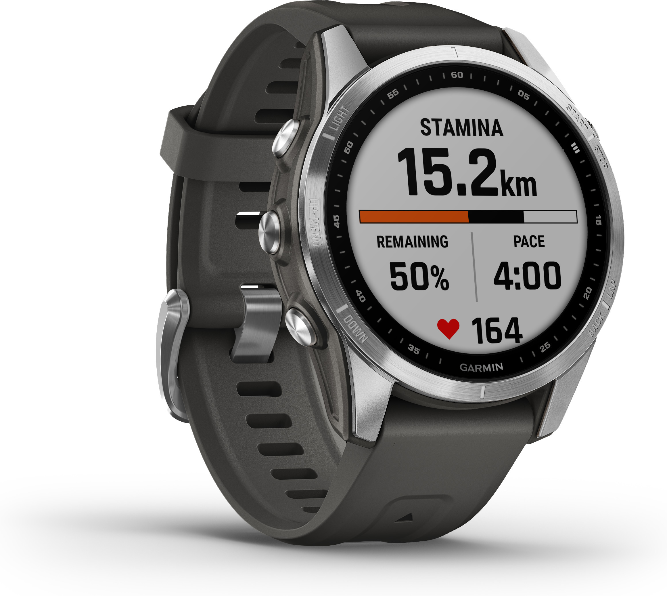 Garmin Fenix 7S -urheilukello, hopea