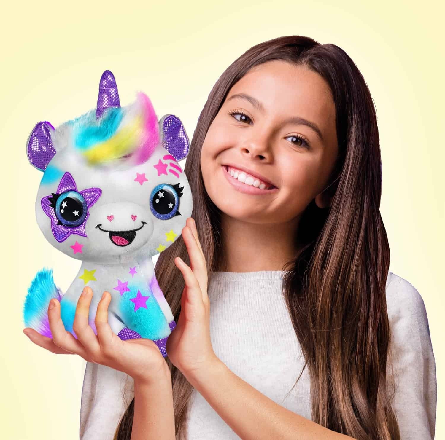 Airbrush Plush -pehmolelu, Unicorn