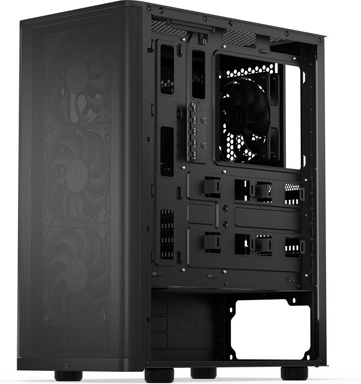 Endorfy Ventum 200 Air ATX-kotelo ikkunalla, musta