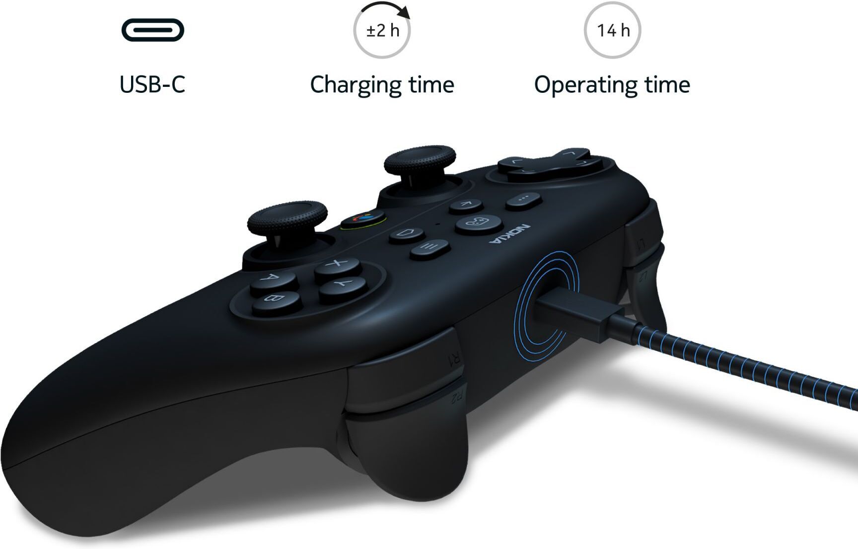 Jabra Evolve2 50 USB-C UC Stereo kuulokemikrofoni, musta