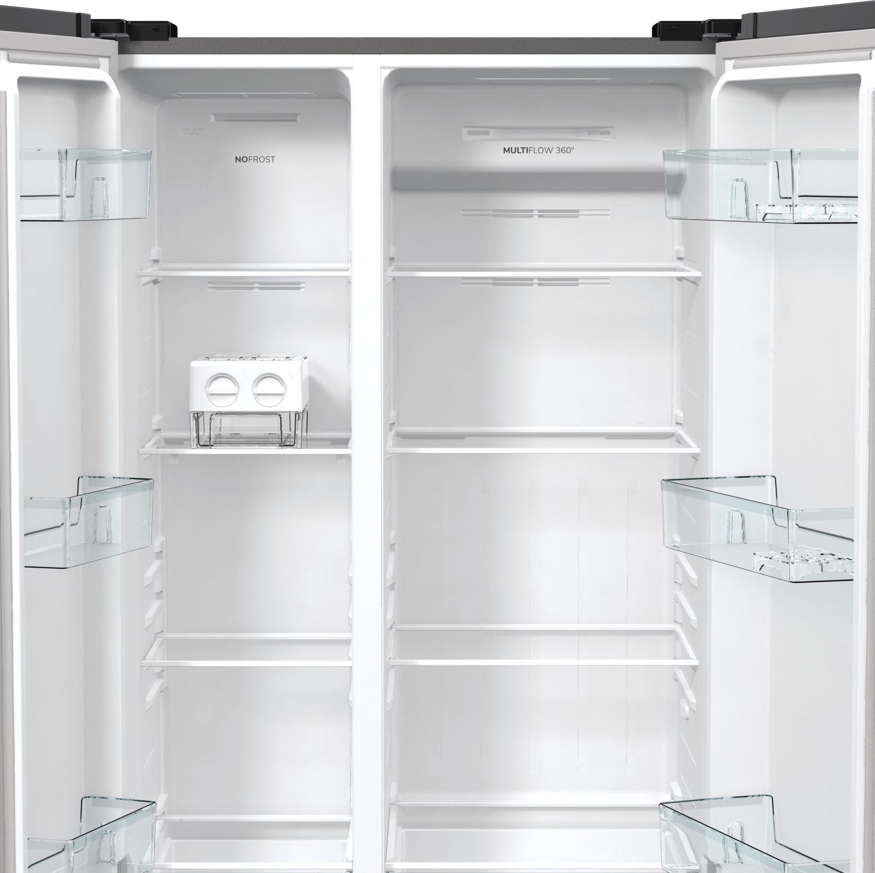 Gorenje NRR9185EAXL Side By Side, teräs