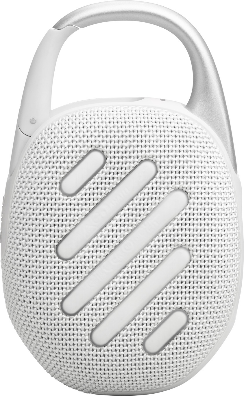 JBL Clip 5 Bluetooth-kaiutin, valkoinen