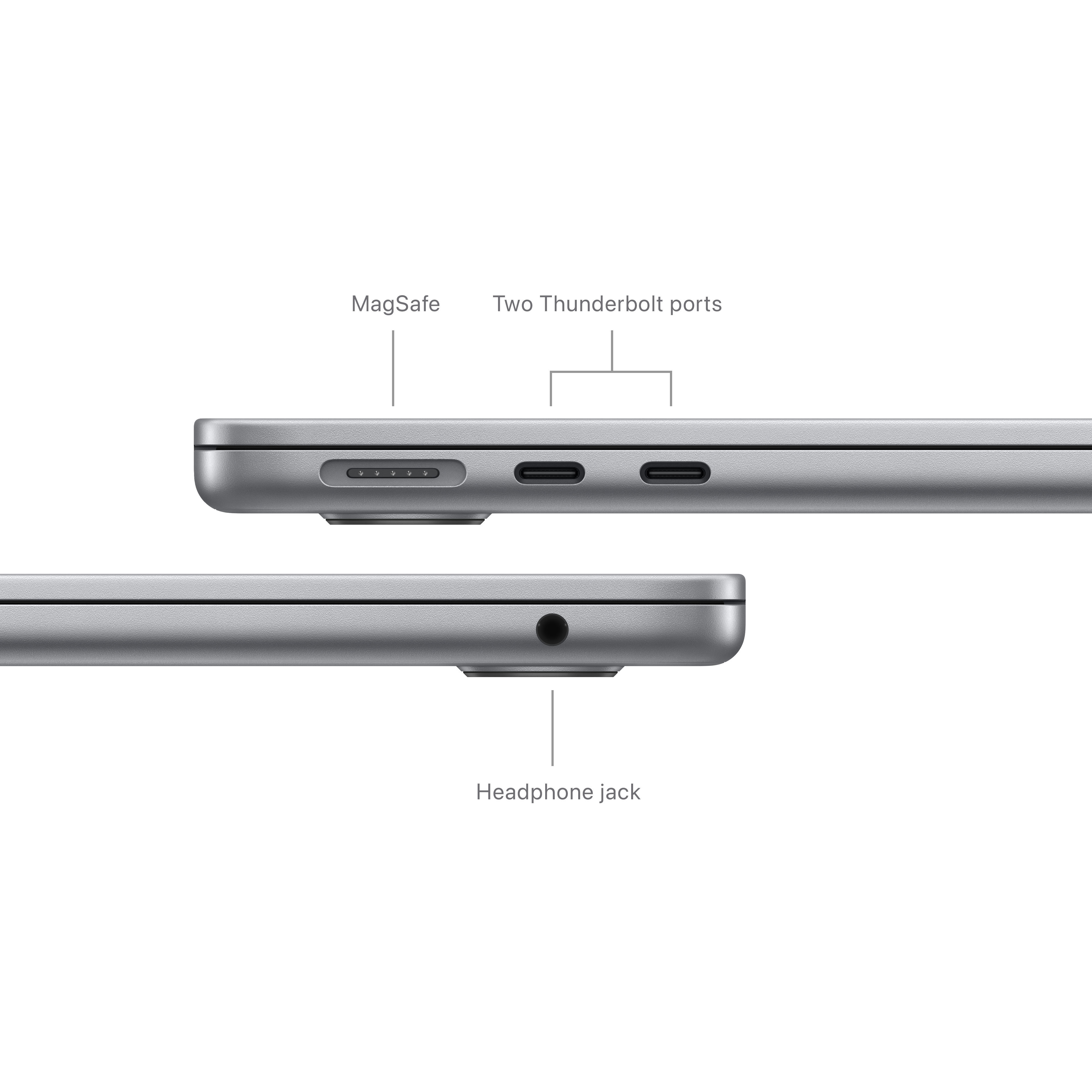 Apple MacBook Air 13" M3 16 Gt, 512 Gt 2024 -kannettava, tähtiharmaa (MXCR3)