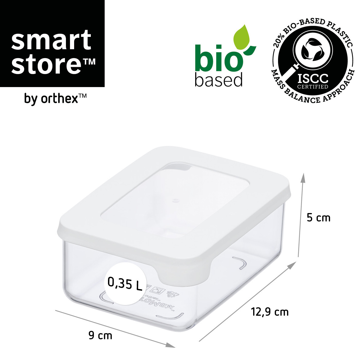 SmartStore Vision säilytysrasiasetti, 10 x 0.35L