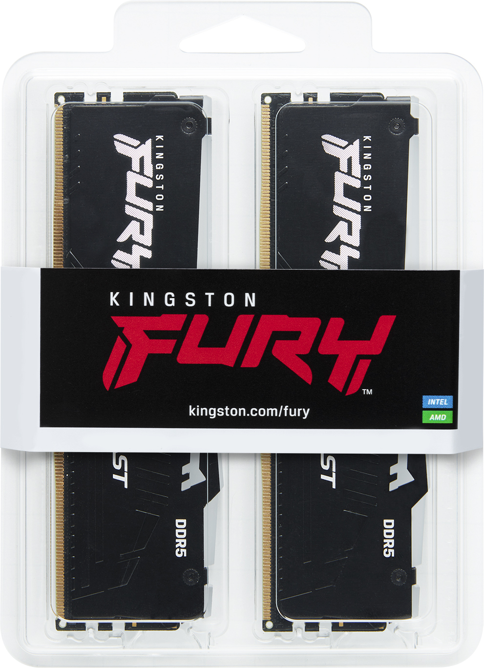 Kingston FURY Beast DDR5 RGB EXPO 6800 MHz CL34 32 Gt -muistimodulipakkaus
