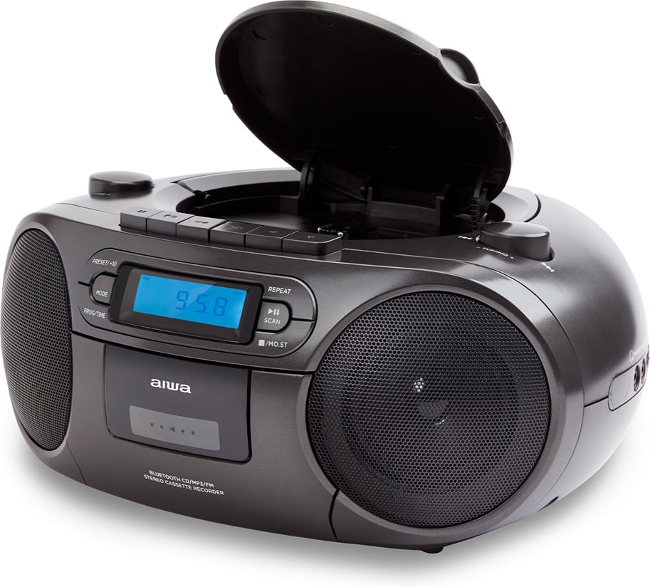 Aiwa BBTC-550BK boombox, musta