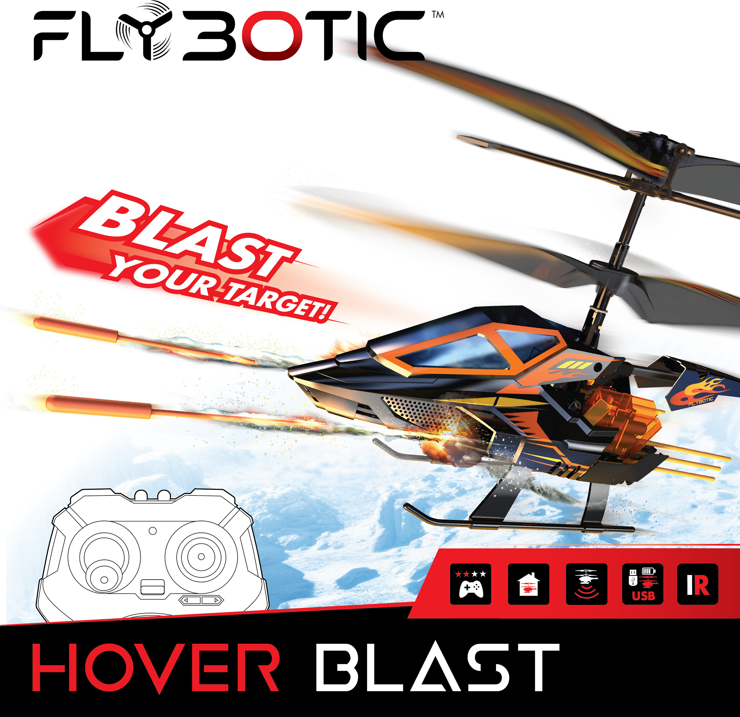 Flybotic Hover Blast - kauko-ohjattava helikopteri