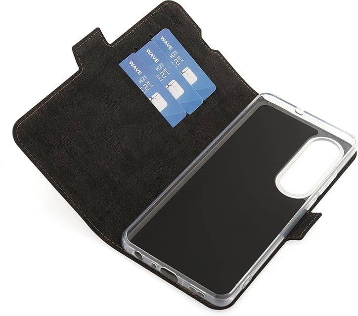 Wave BookCase -suojakuori, OnePlus Nord CE4 Lite, Taupe