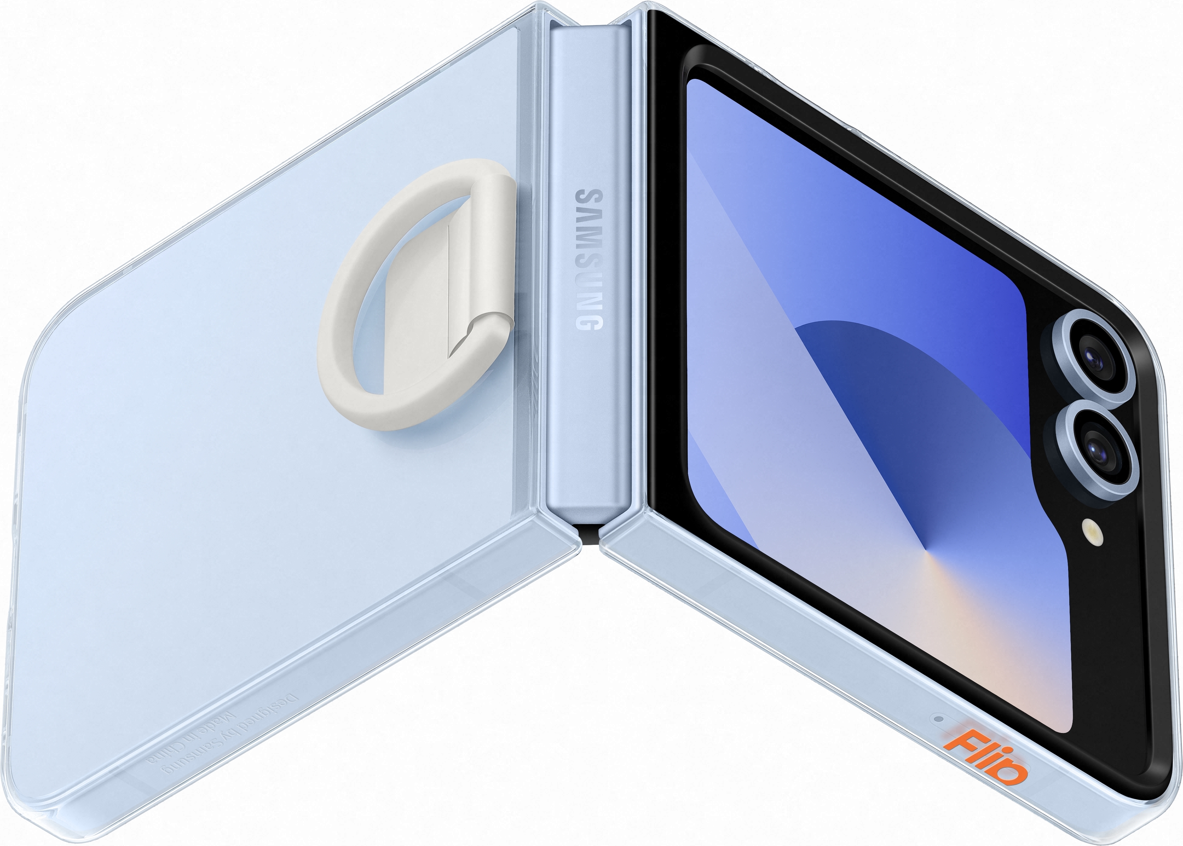 Samsung Galaxy Z Flip6 Silicone Case -silikonisuoja, laivastonsininen