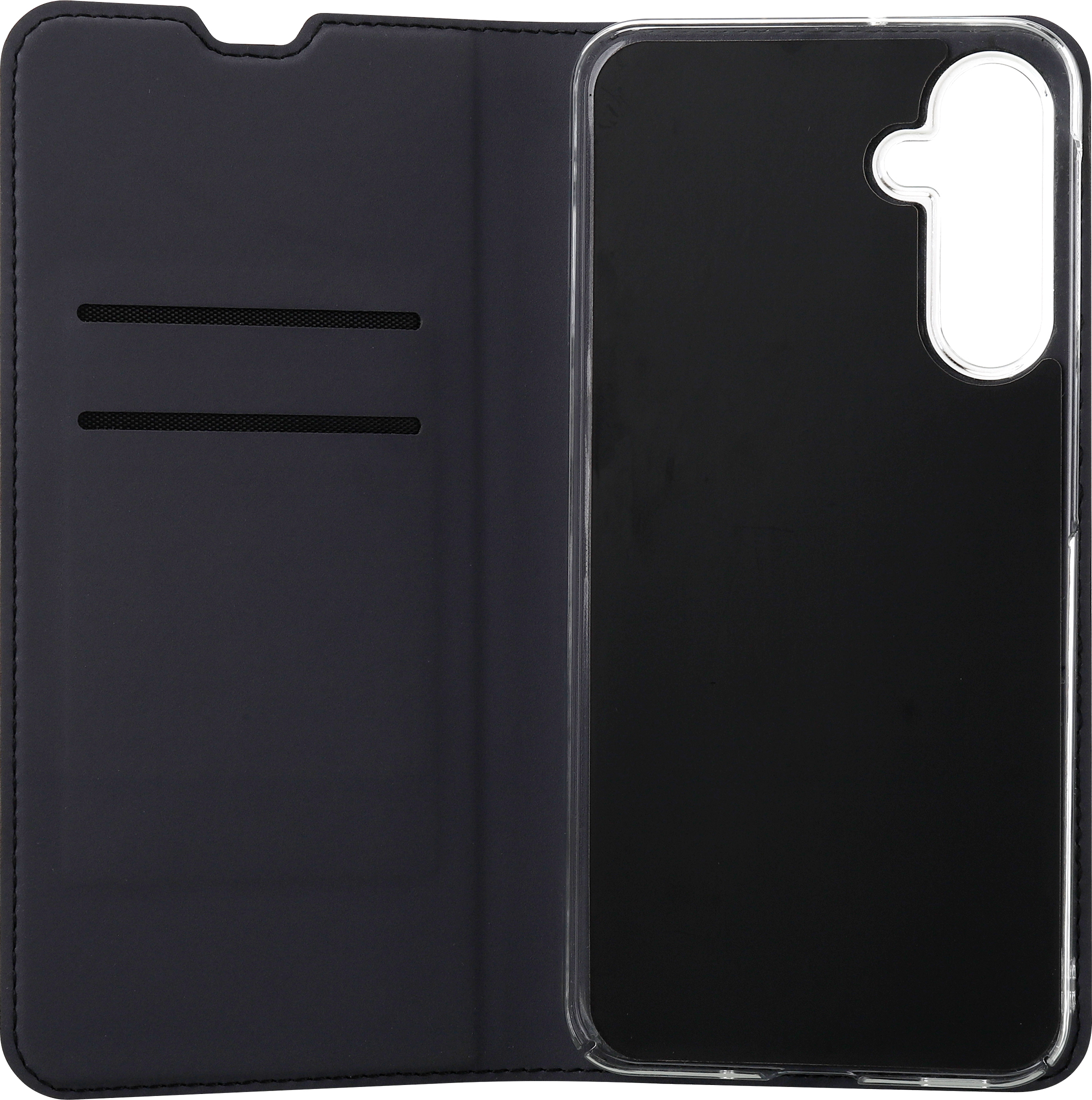 FoneKit BookCase -suojakotelo, Samsung Galaxy A16, musta