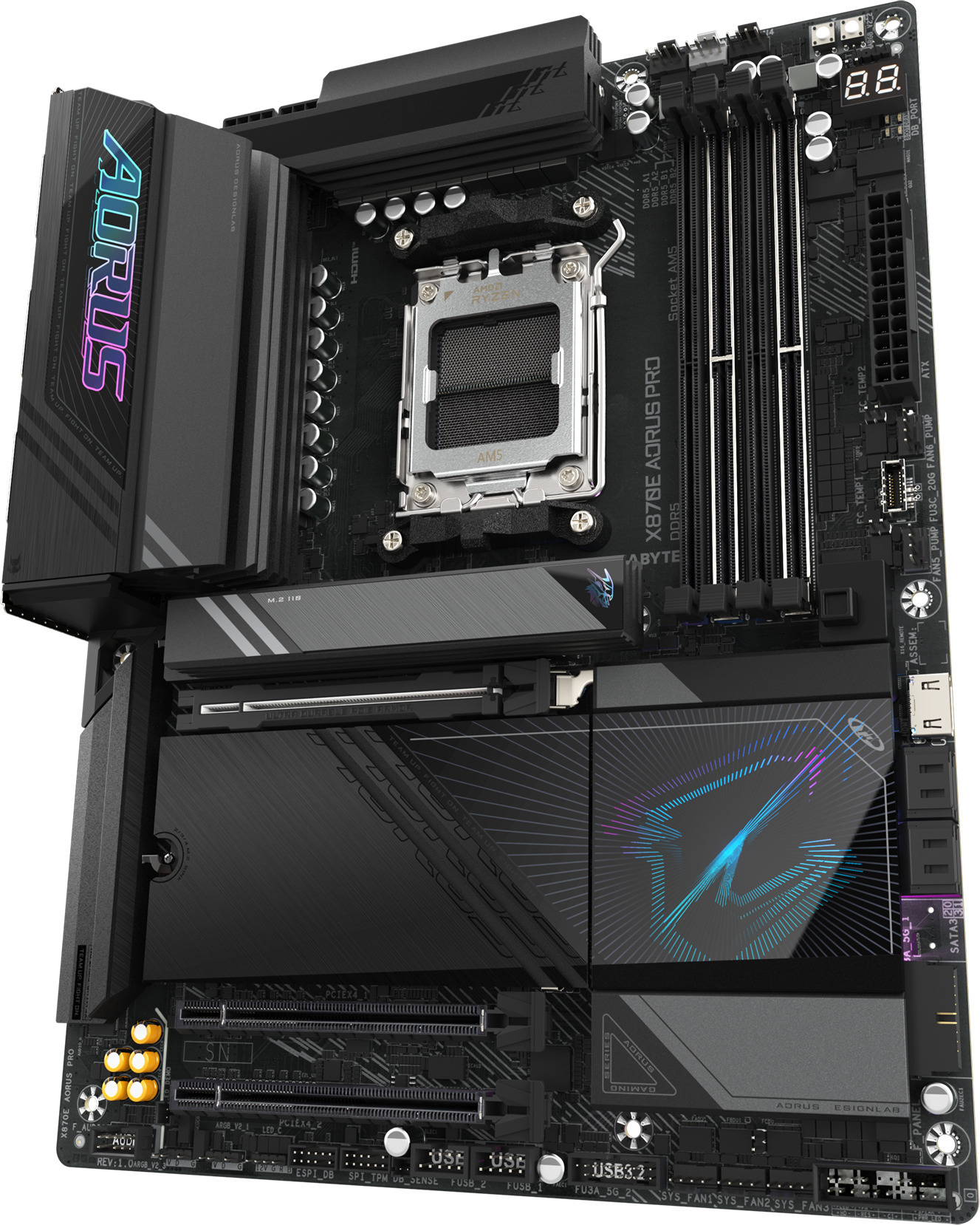 Gigabyte X870E AORUS PRO ATX -emolevy