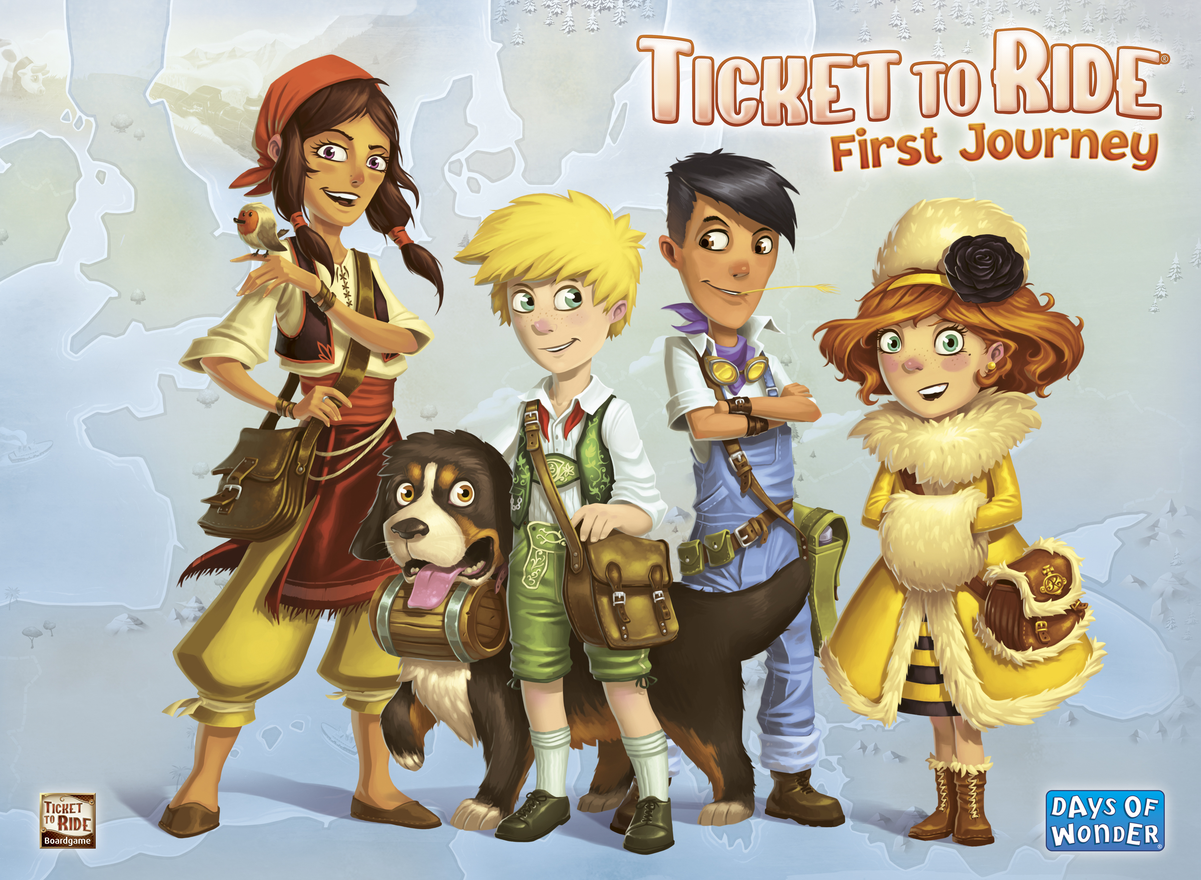 Ticket To Ride My First Journey -strategiapeli