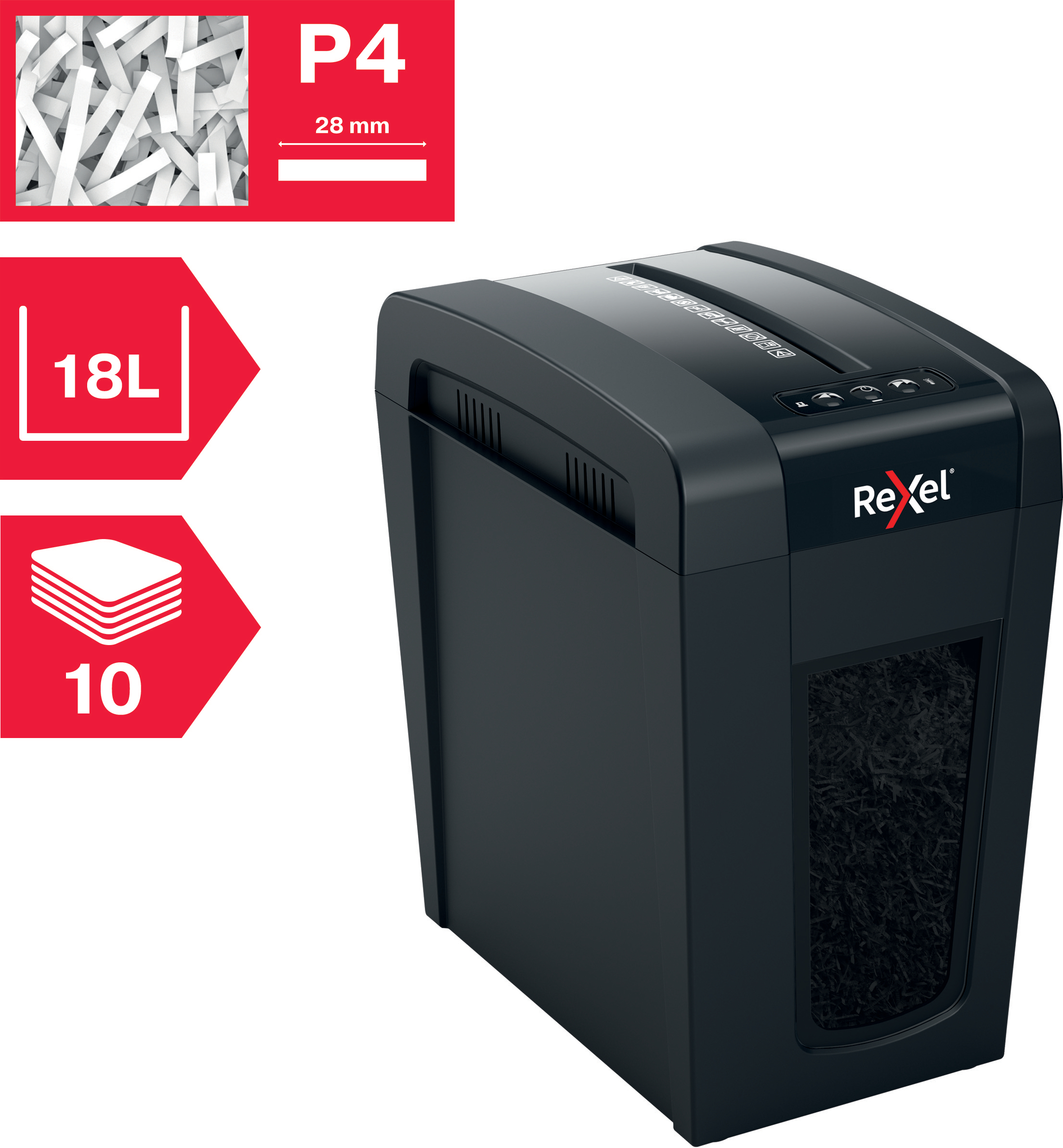 Rexel Secure MC4 -paperisilppuri, P5