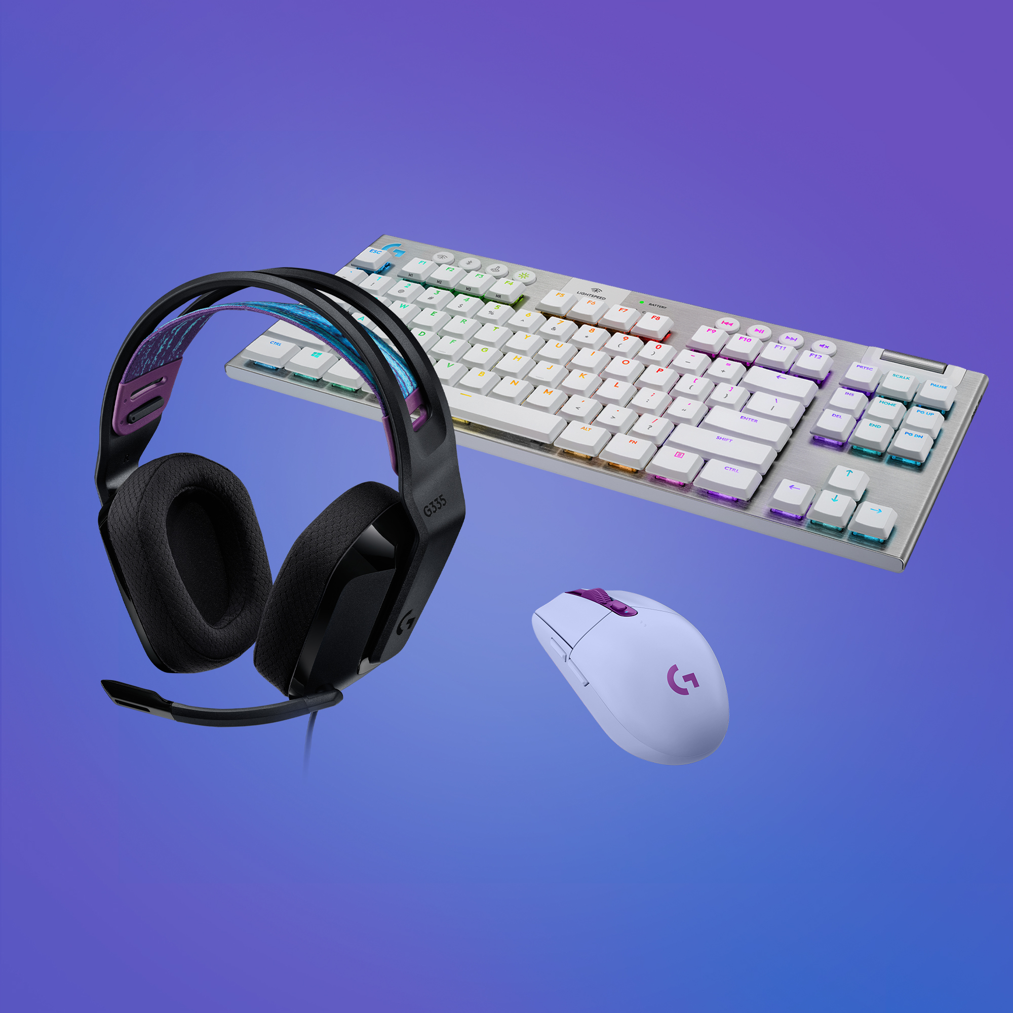 Logitech G335 -pelikuulokkeet, musta