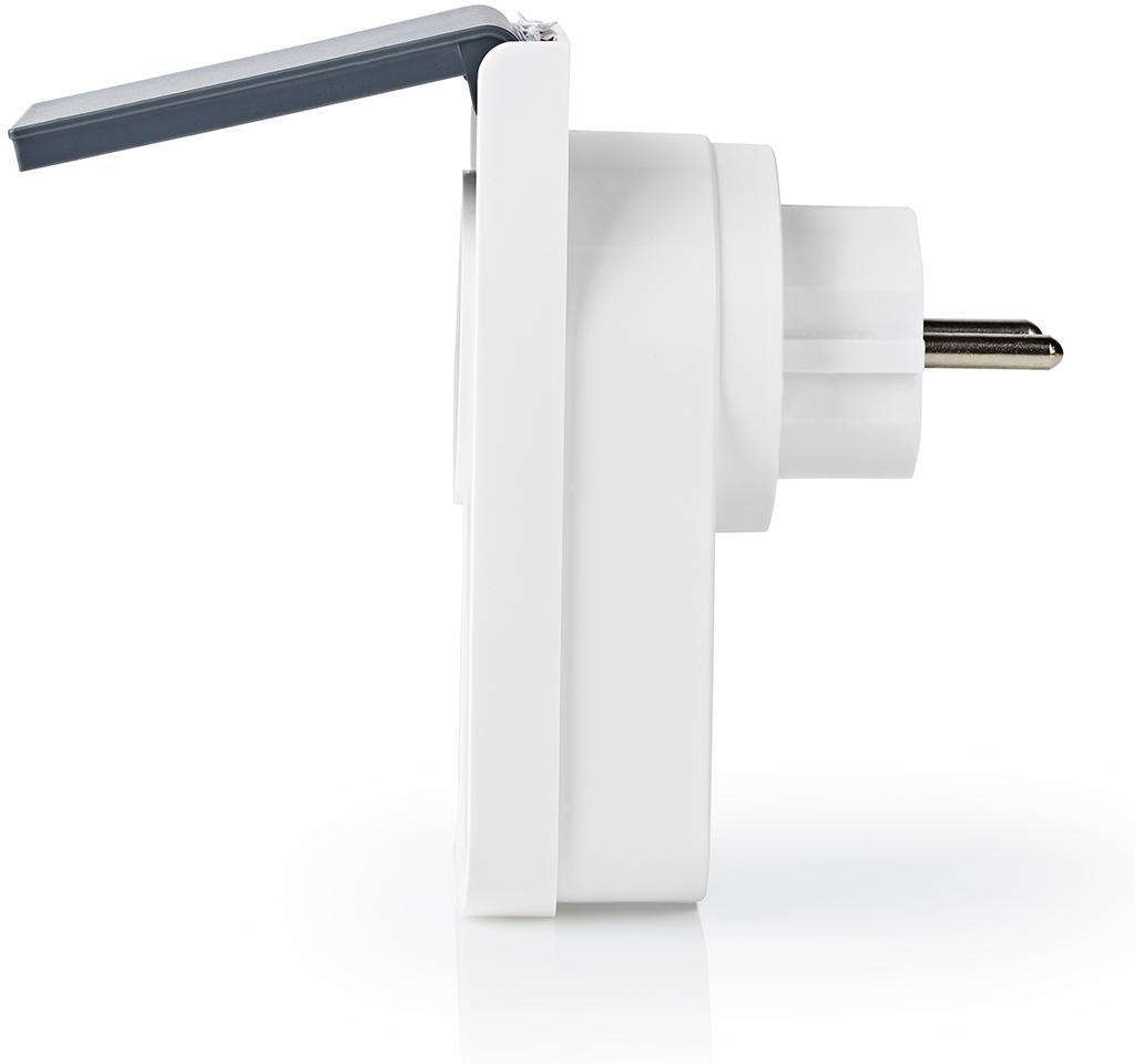 Nedis SmartLife WIFIPO120FWT -älypistorasia, 16 A, 3680 W, IP44