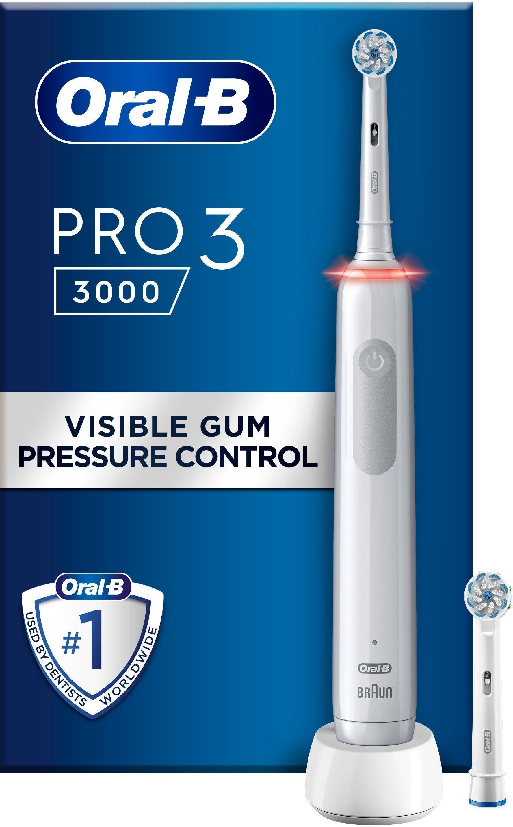 Oral-B Pro 3 3000 -hammasharja, valkoinen