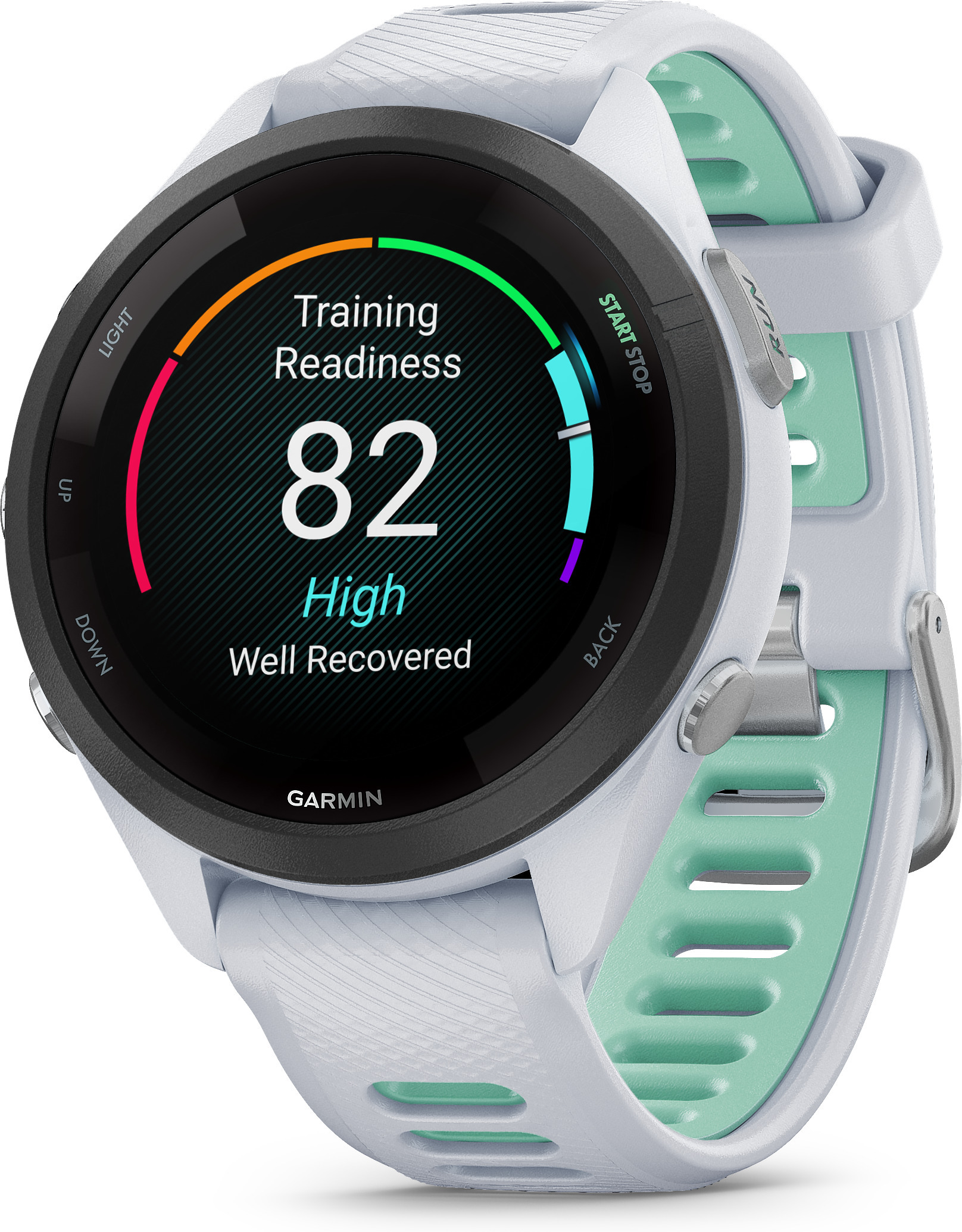 Garmin Forerunner 265S -urheilukello, valkoinen / vihreä