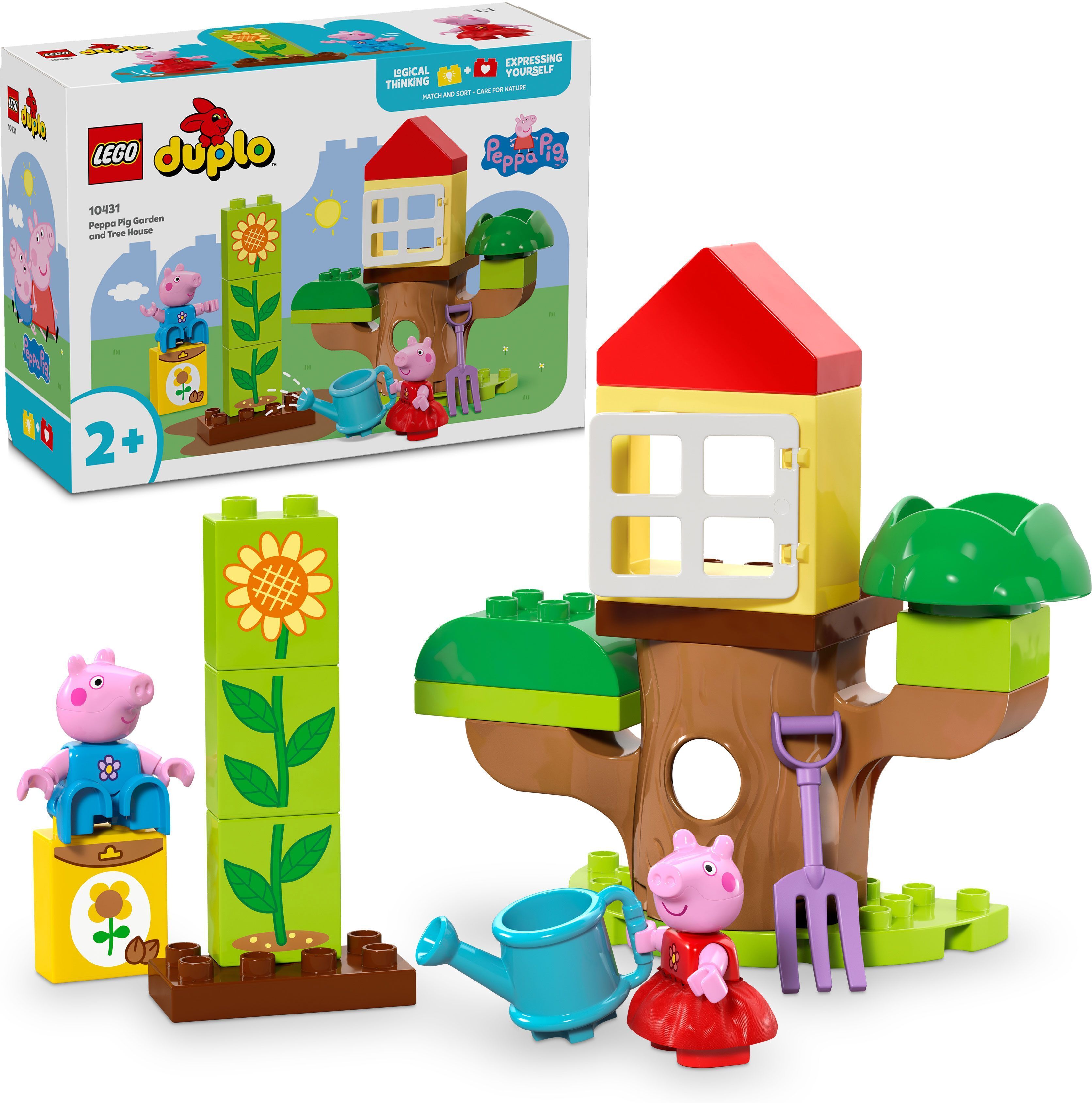 LEGO DUPLO Peppa Pig 10431 - Pipsa Possun piha ja puumaja