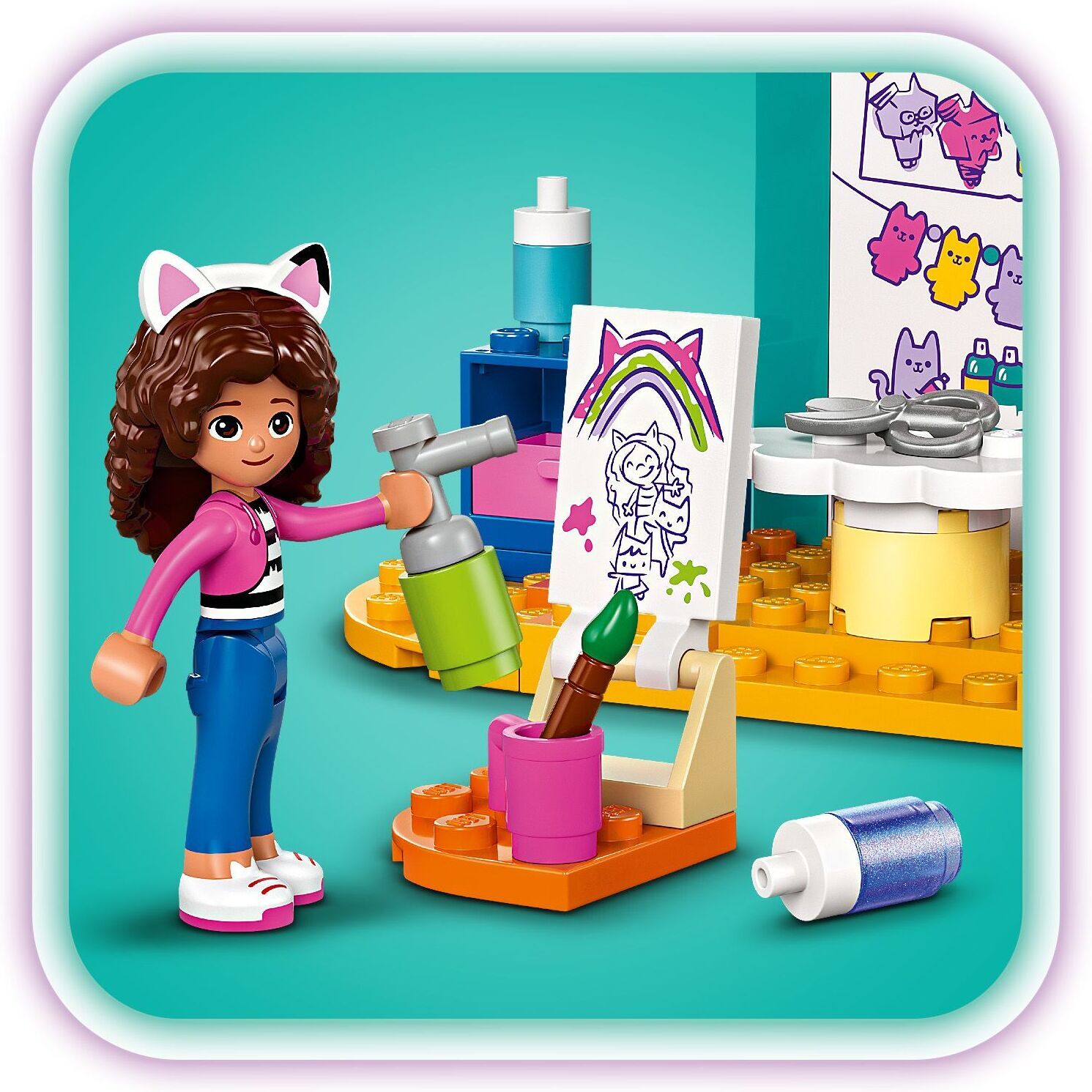 LEGO Gabbyn Nukketalo 10795  - Askartelua Boksivauvan kanssa