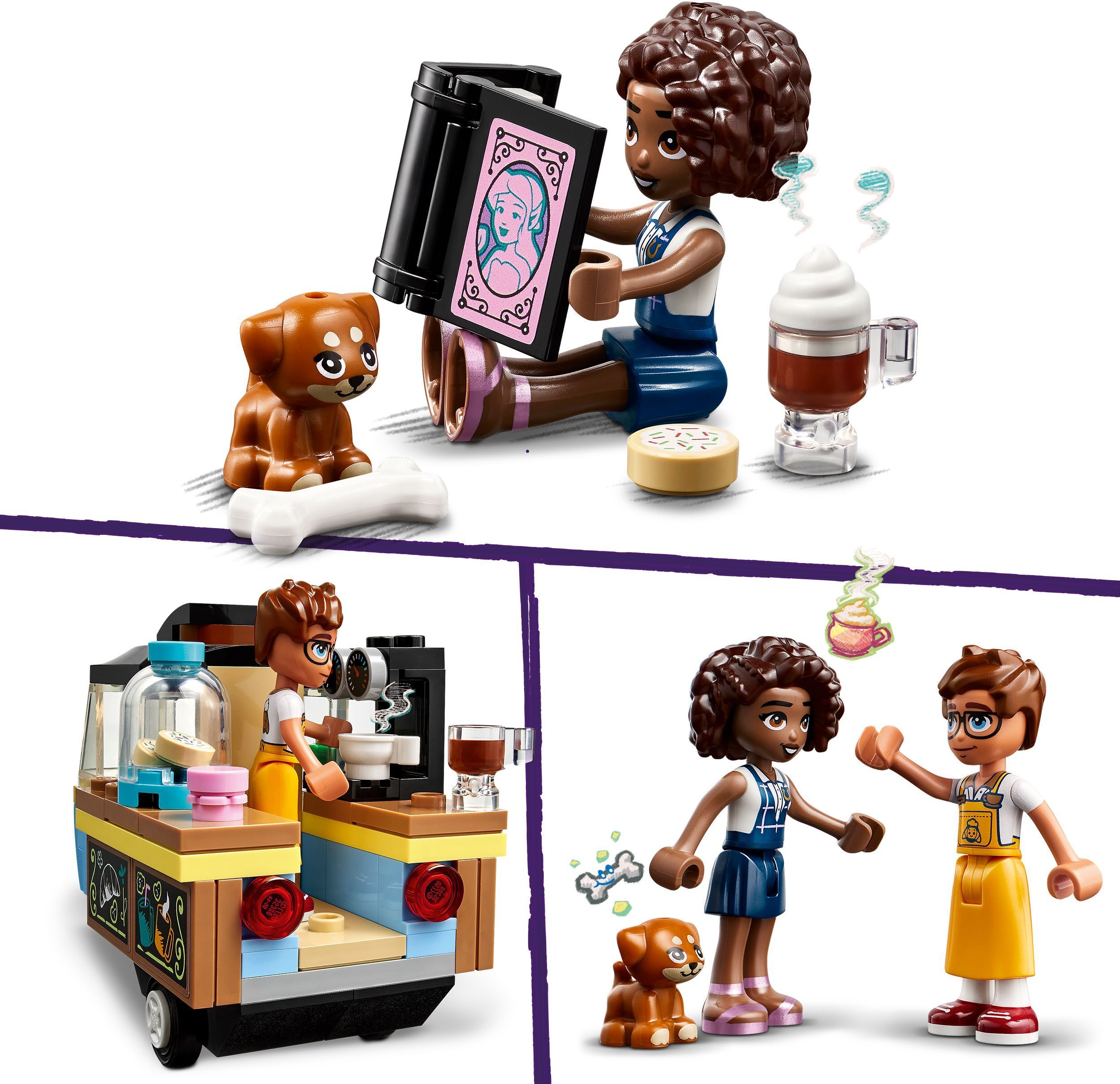 LEGO Friends 42606  - Kolmipyöräinen leipomokärry