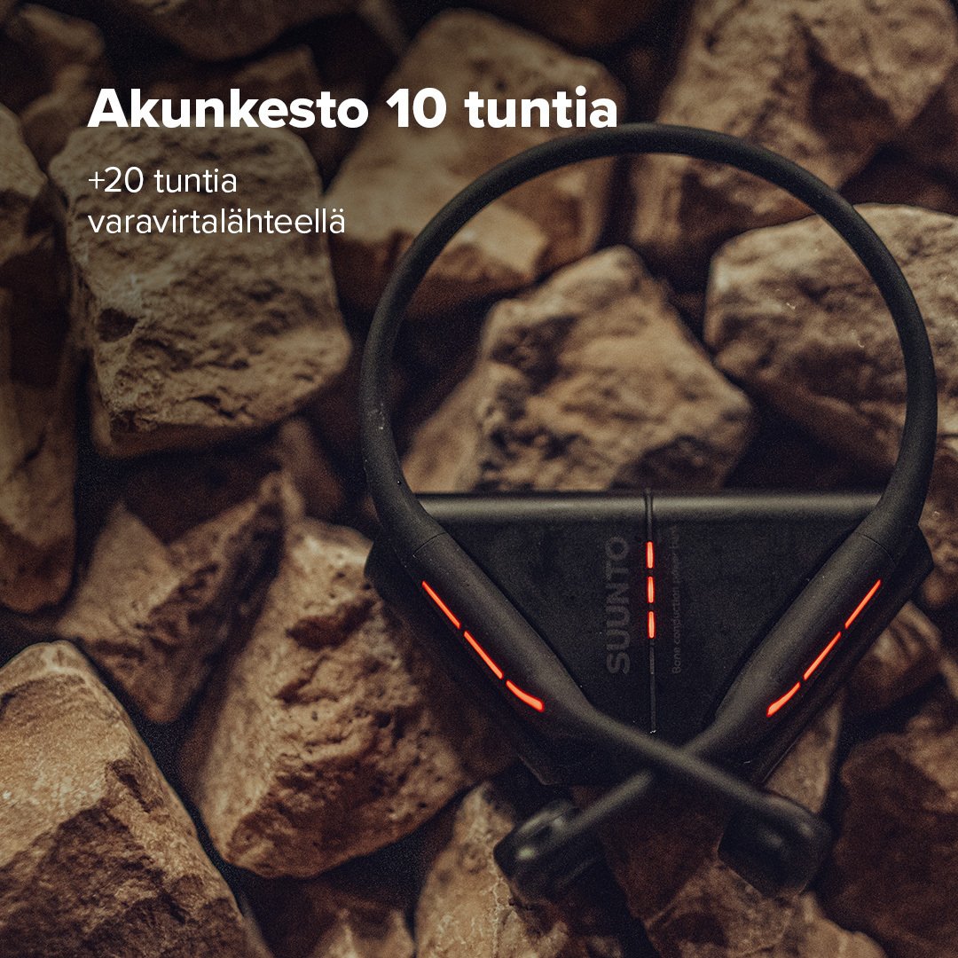 Suunto Wing -open ear-urheilukuulokkeet, punainen