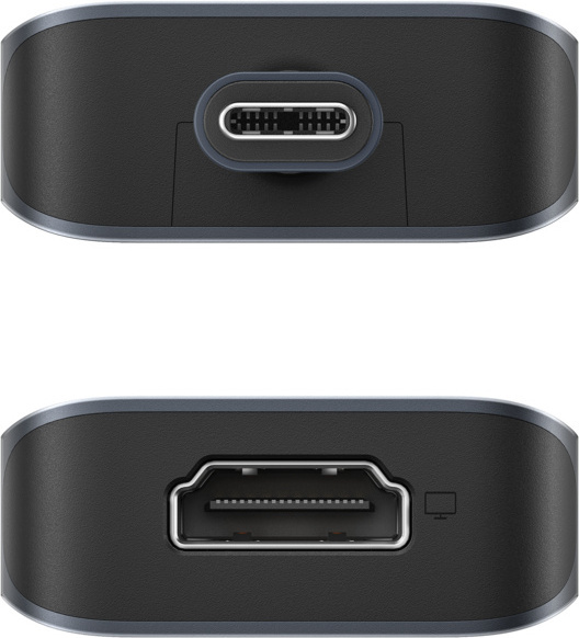 HyperDrive Next USB-C-Hubi, 4 porttia, keskiyön sininen